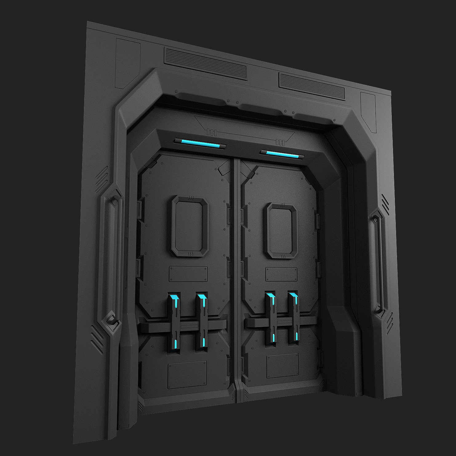 Двери космического корабля открываются