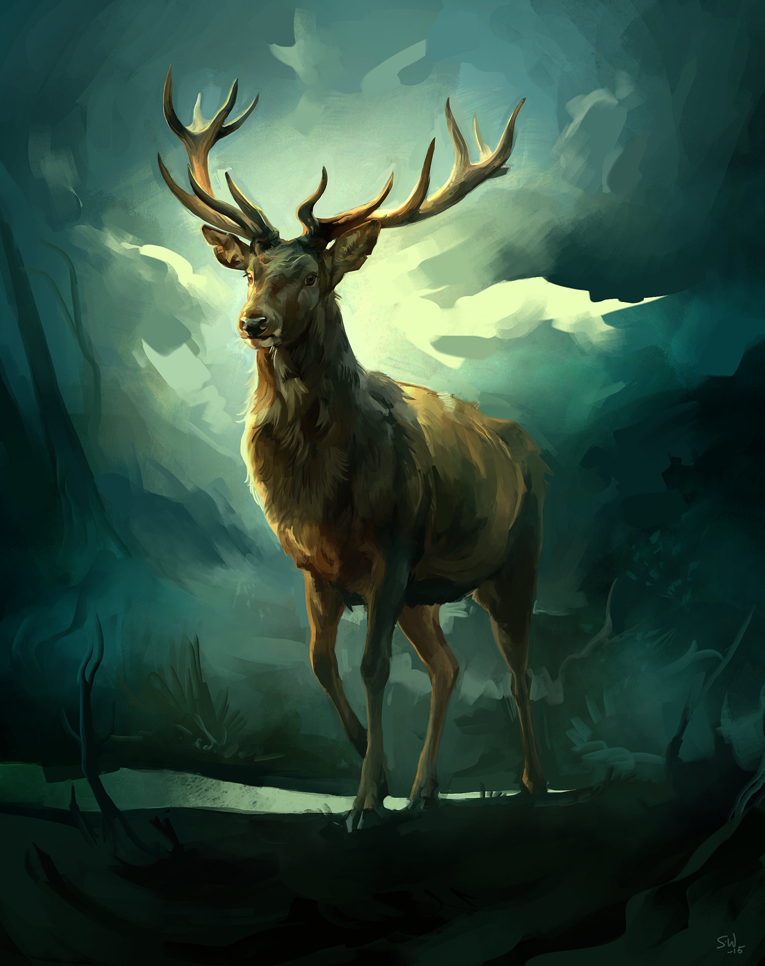 ArtStation - Oh deer