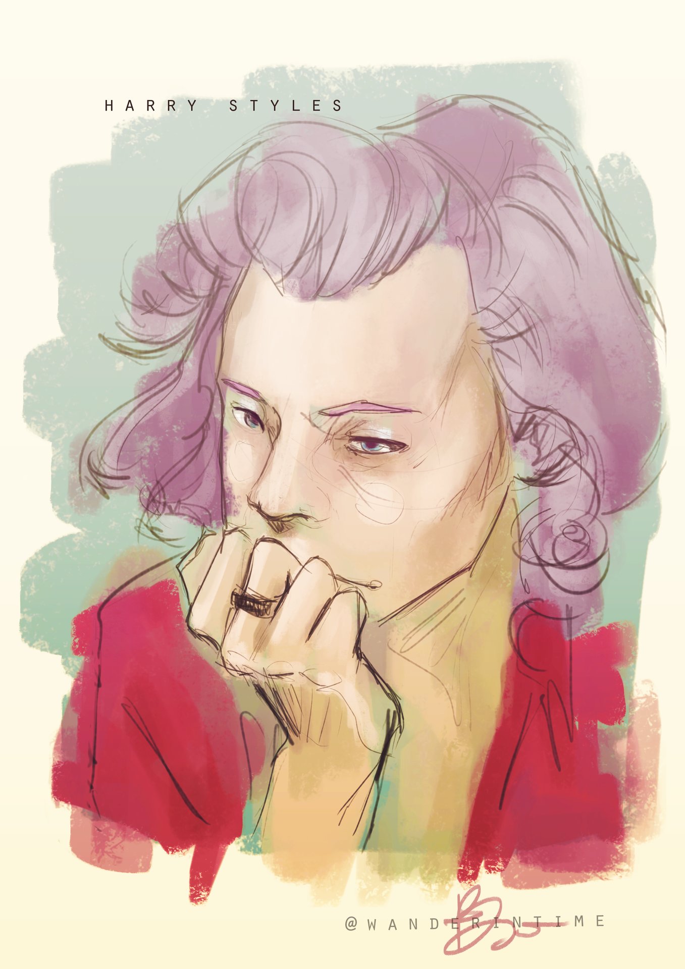 Artstation Harry Styles Sara Barbi