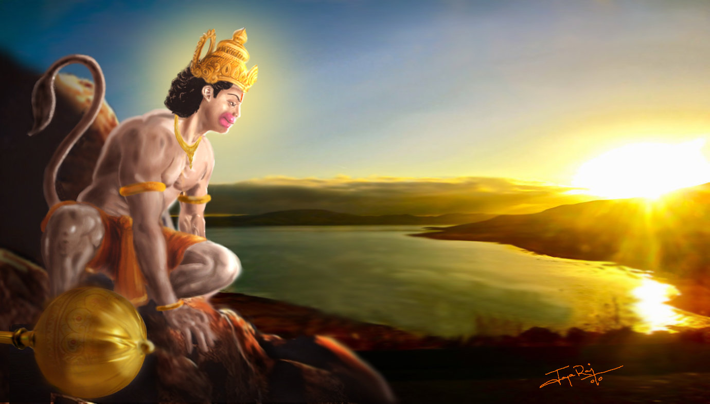 Jayaraj Viswanathan - Digital paint ..Hanuman