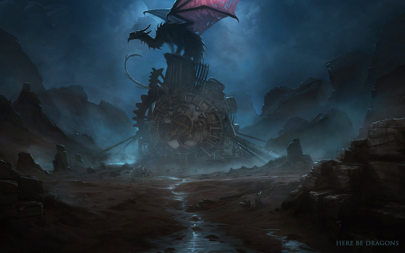 Artstation Here Be Dragons Ph Dragon S Nest Tom Namielski