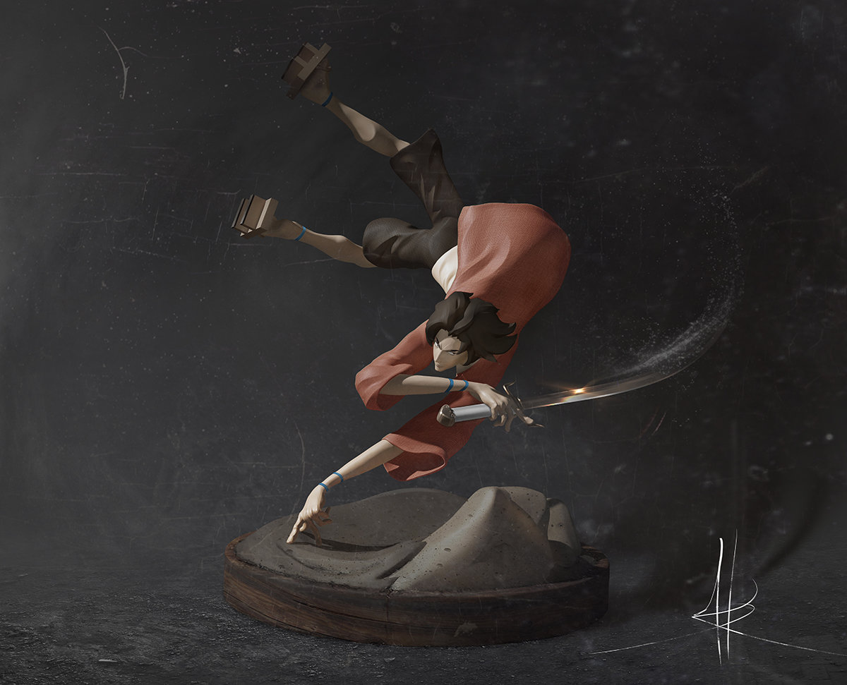 Artstation Fanart Mugen Samurai Champloo Showkunz Pitsure