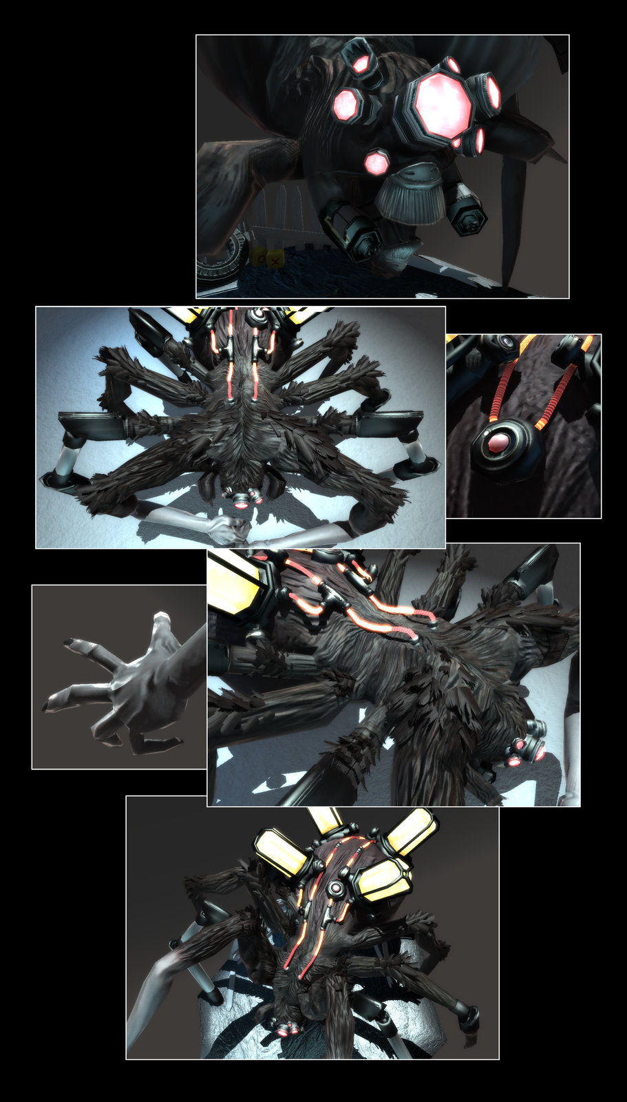 I also modelled and rigged the in-game character.