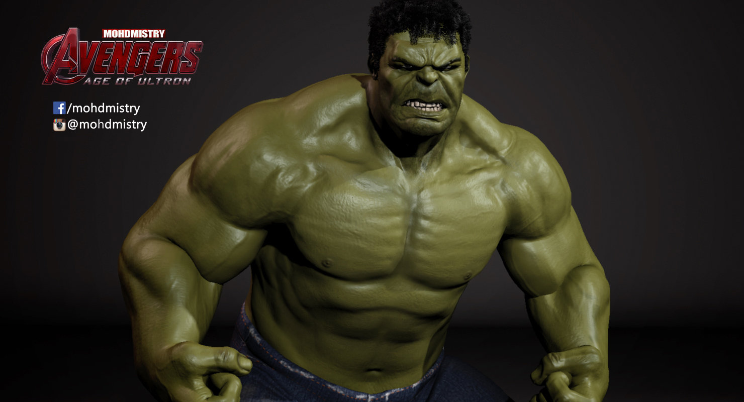 Artstation The Hulk Avengers Age Of Ultron Mohammed Mistry