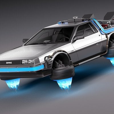 Back to The Future Cars (WIld West and Future)
