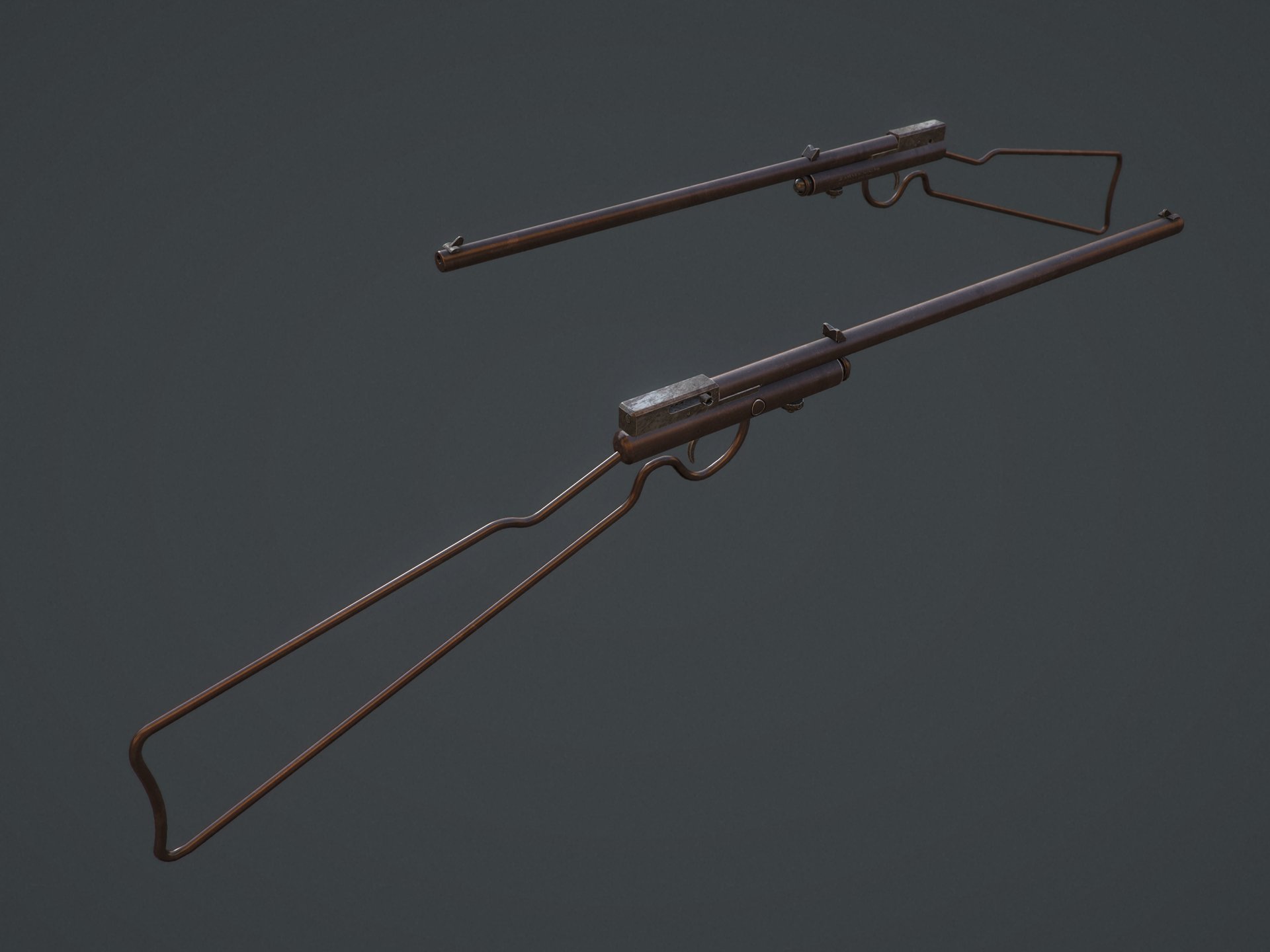 Artstation Quackenbush Model 1886 Bicycle Pump Rifle Paul Drumdorf