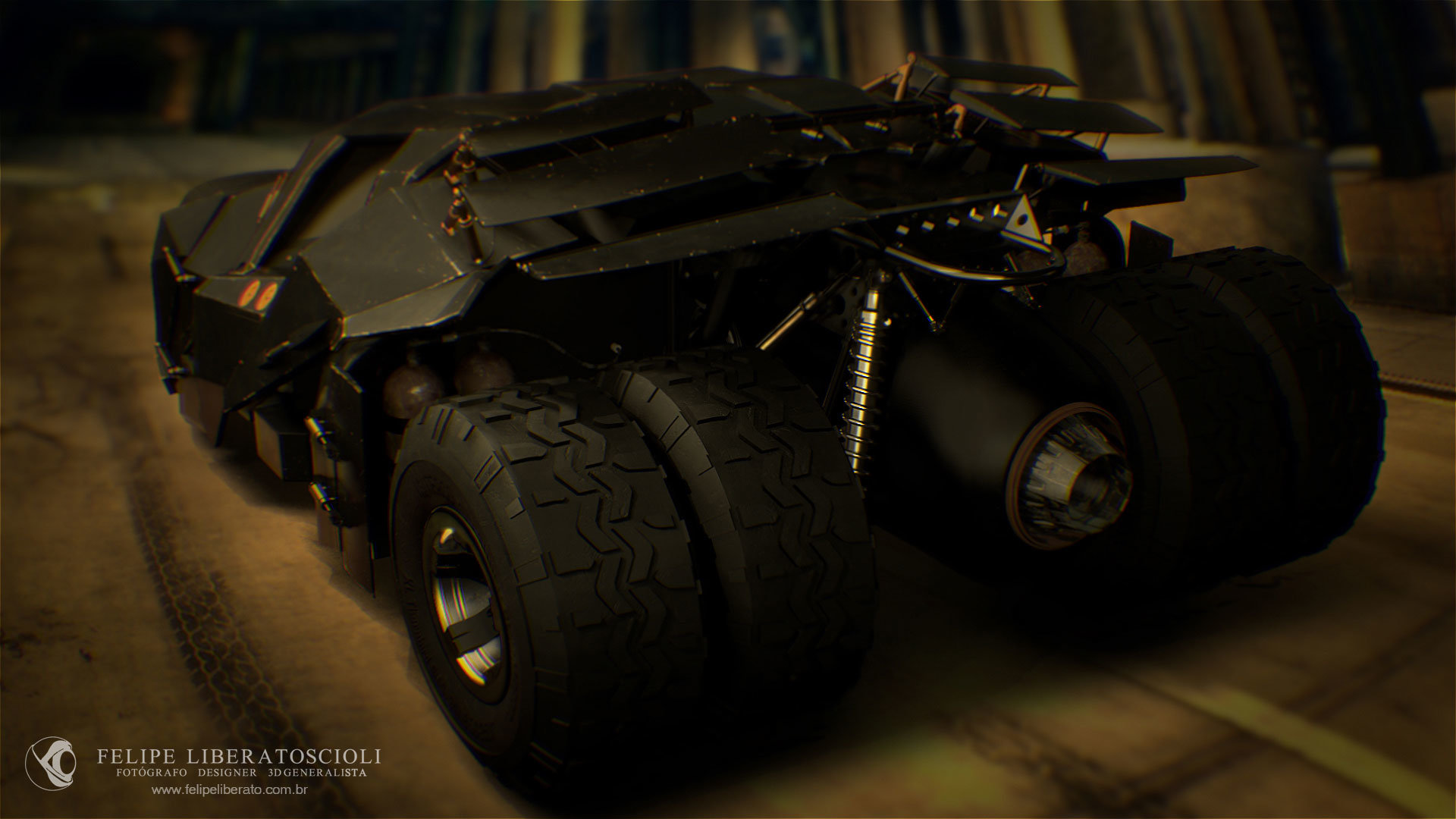 ArtStation - Batmobile The Tumbler