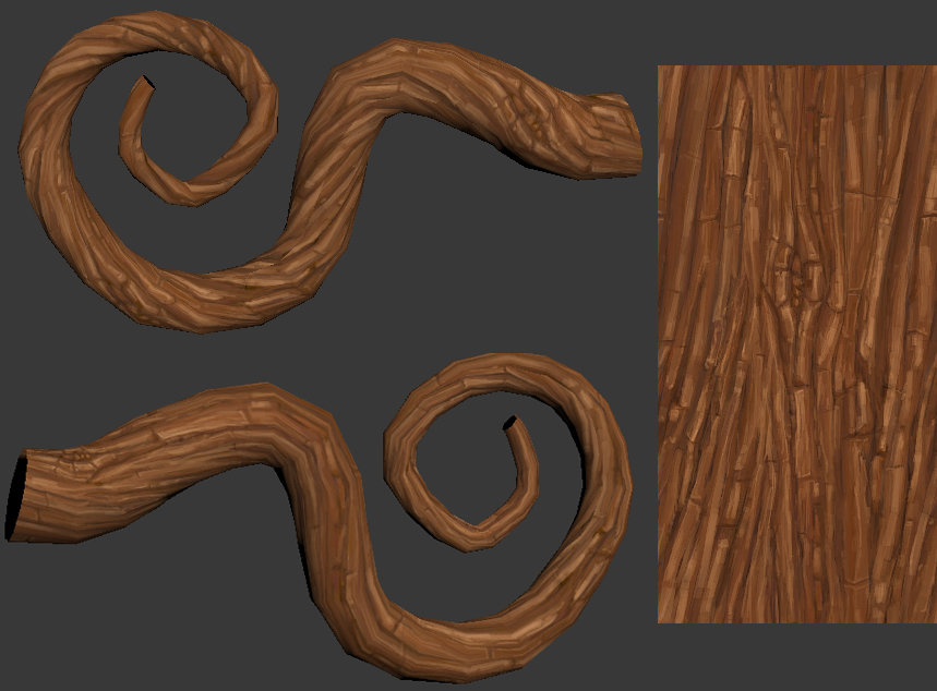 Tileable root texture