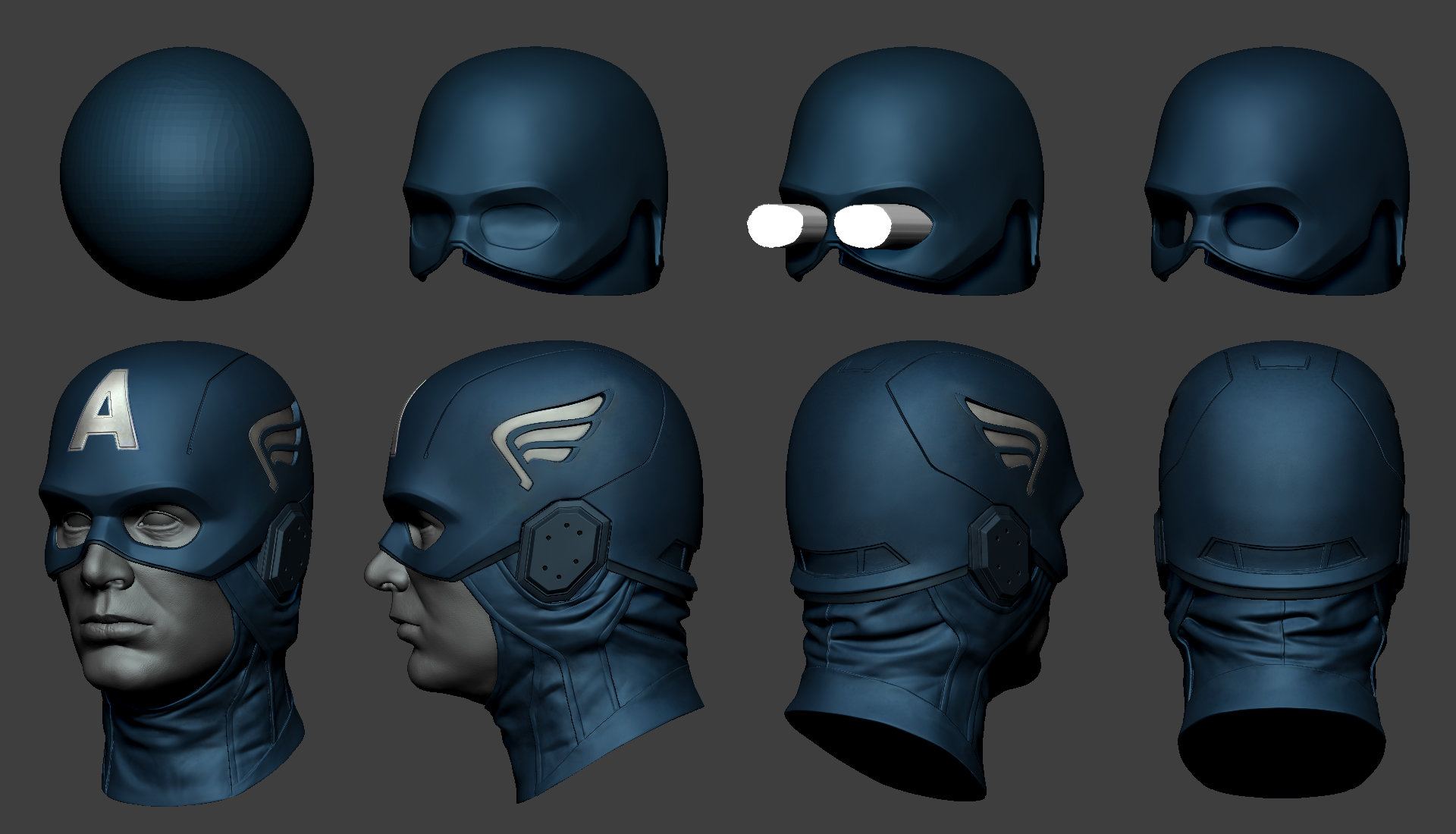 Artstation Captain America Avengers Kazuya Matsumura