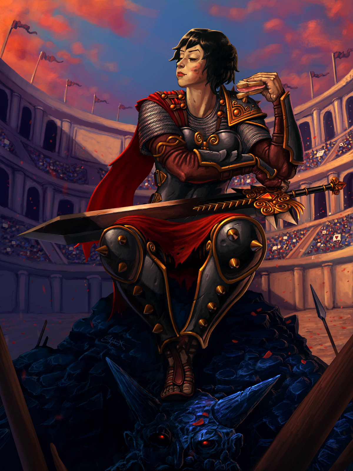 Artstation Bellona Stephen Nickel