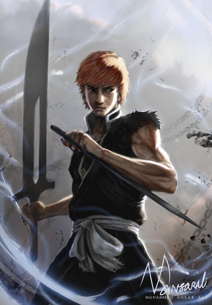 Artstation Ichigo Dual Wield Zanpakutos Ansar Ali