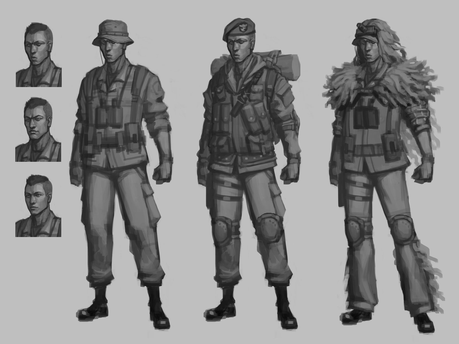 Sungwook Kang special force character concept (ROK special forces)