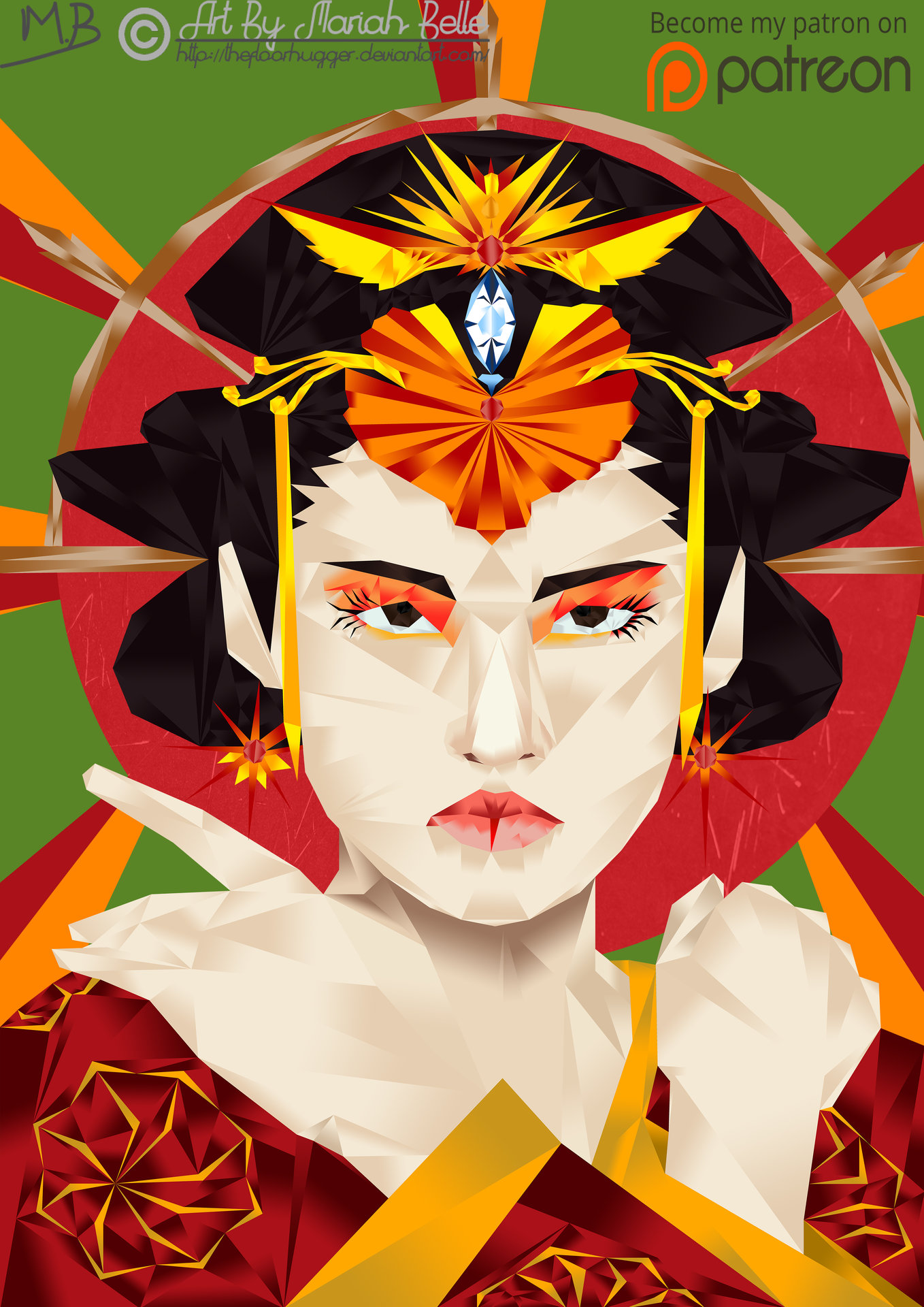 ArtStation Sun Queen Himiko