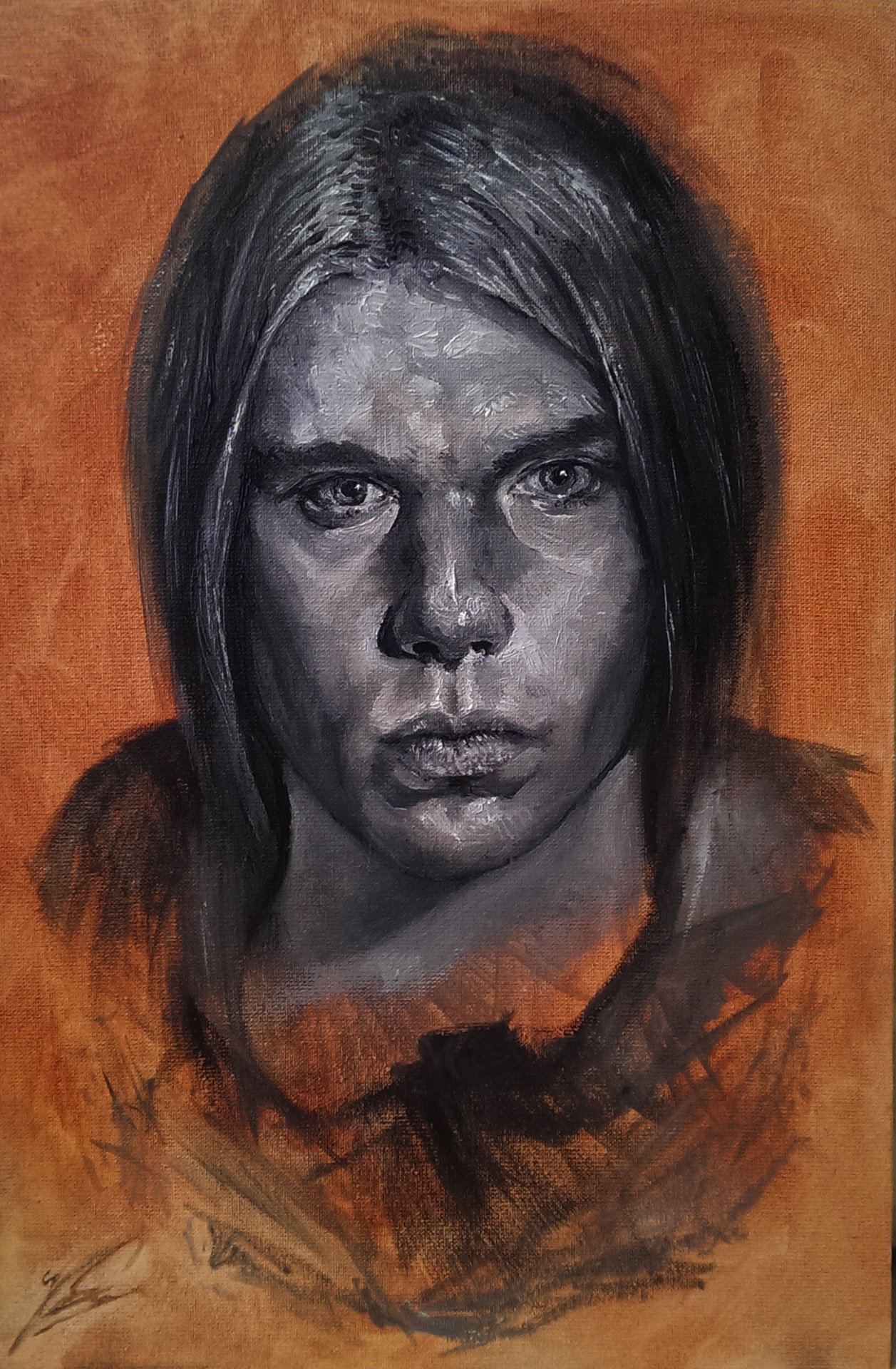 Artstation Self Portrait From Life Painted In Oils Jay Carpenter