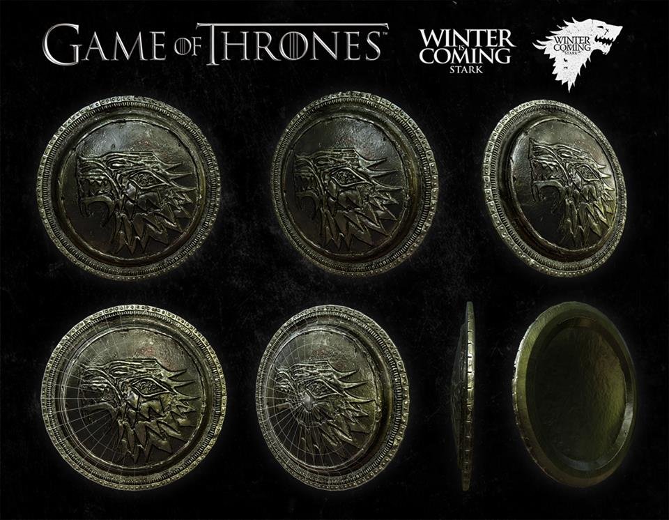 Artstation Game Of Thrones Stark Shield Fan Art Smokierdante Alfredo Ivan Garza Herrera