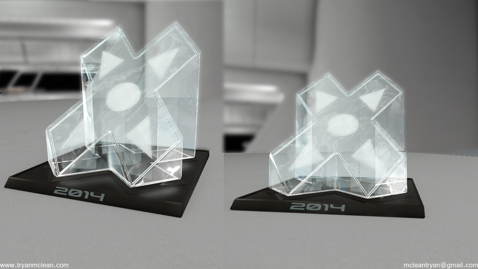 Star Citizen Subscriber Flair Trophy. Modelling by myself, material by myself. 