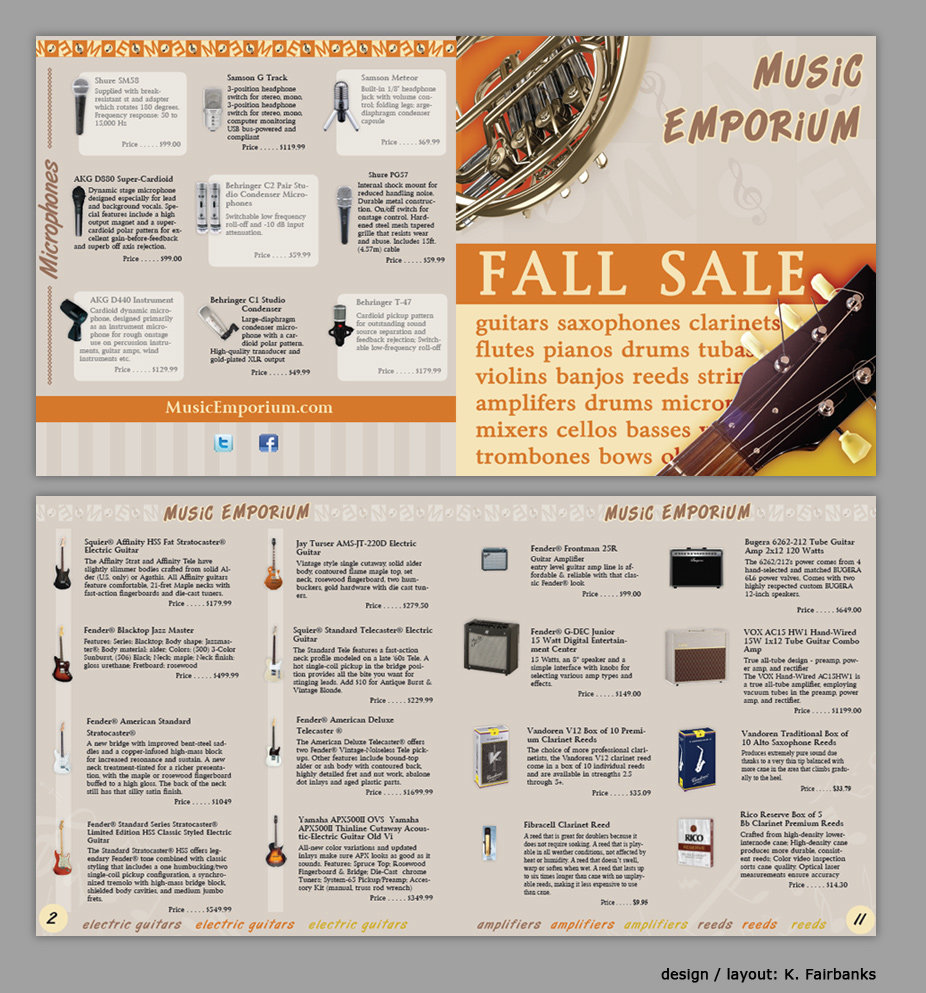 K. Fairbanks Print Project Store Ad by K. Fairbanks