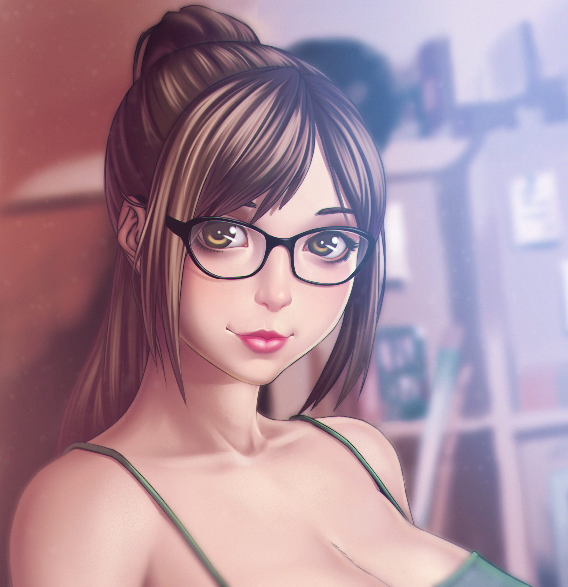 ArtStation - Glasses girl