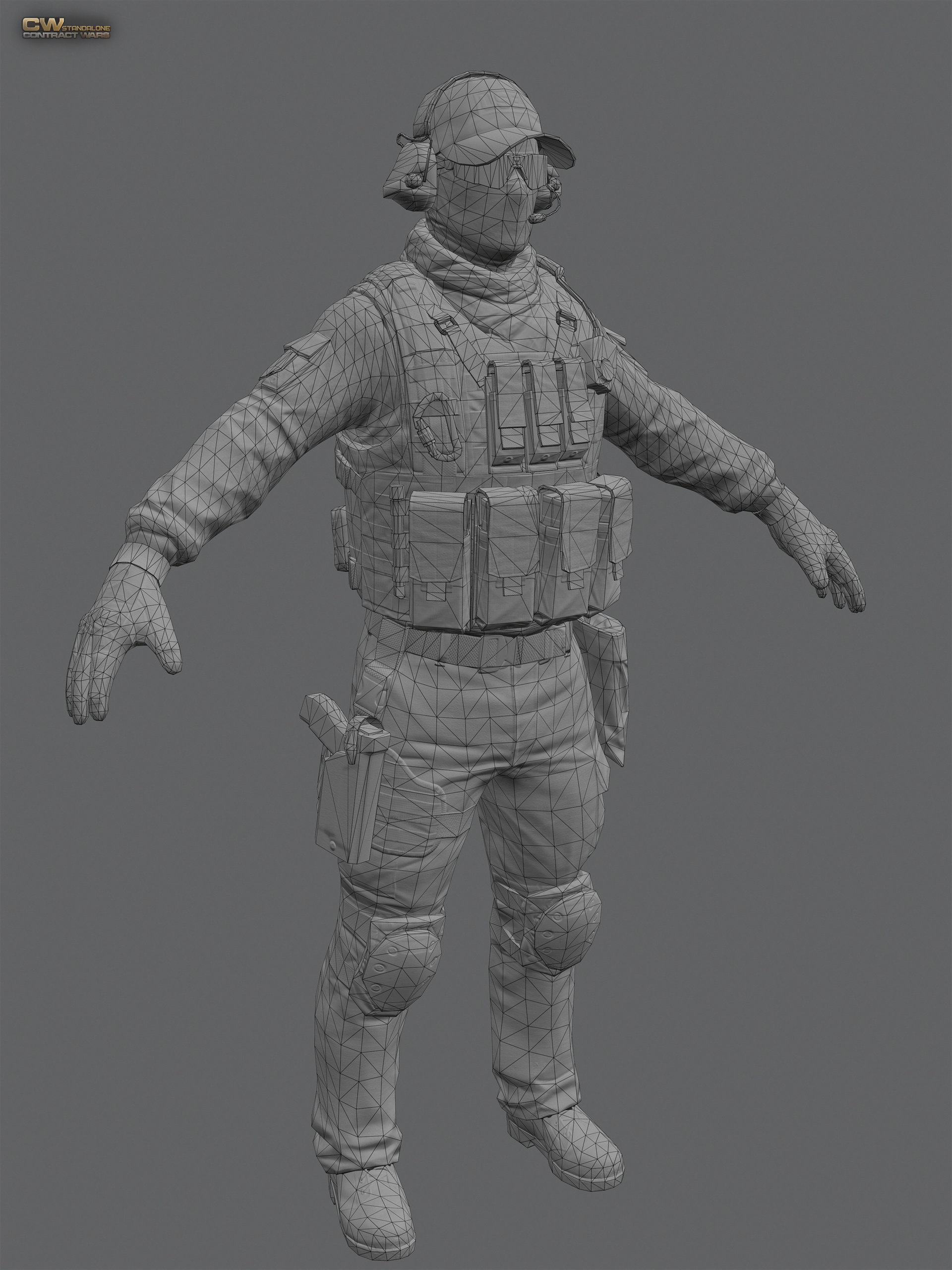 ArtStation - Contract Wars Standalone USEC operator model