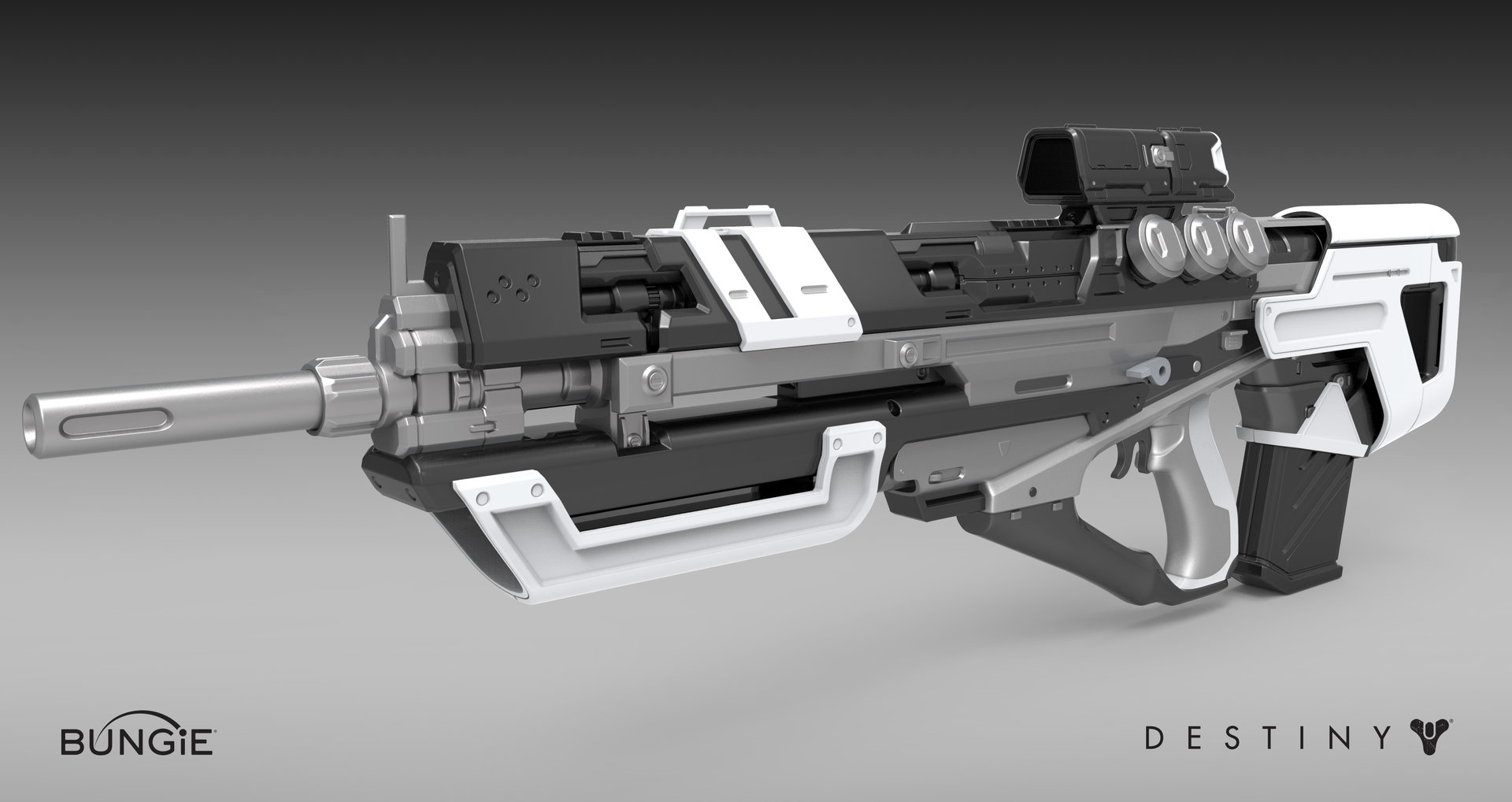 Artstation Destiny House Of Wolves Pulse Rifle Matt Lichy