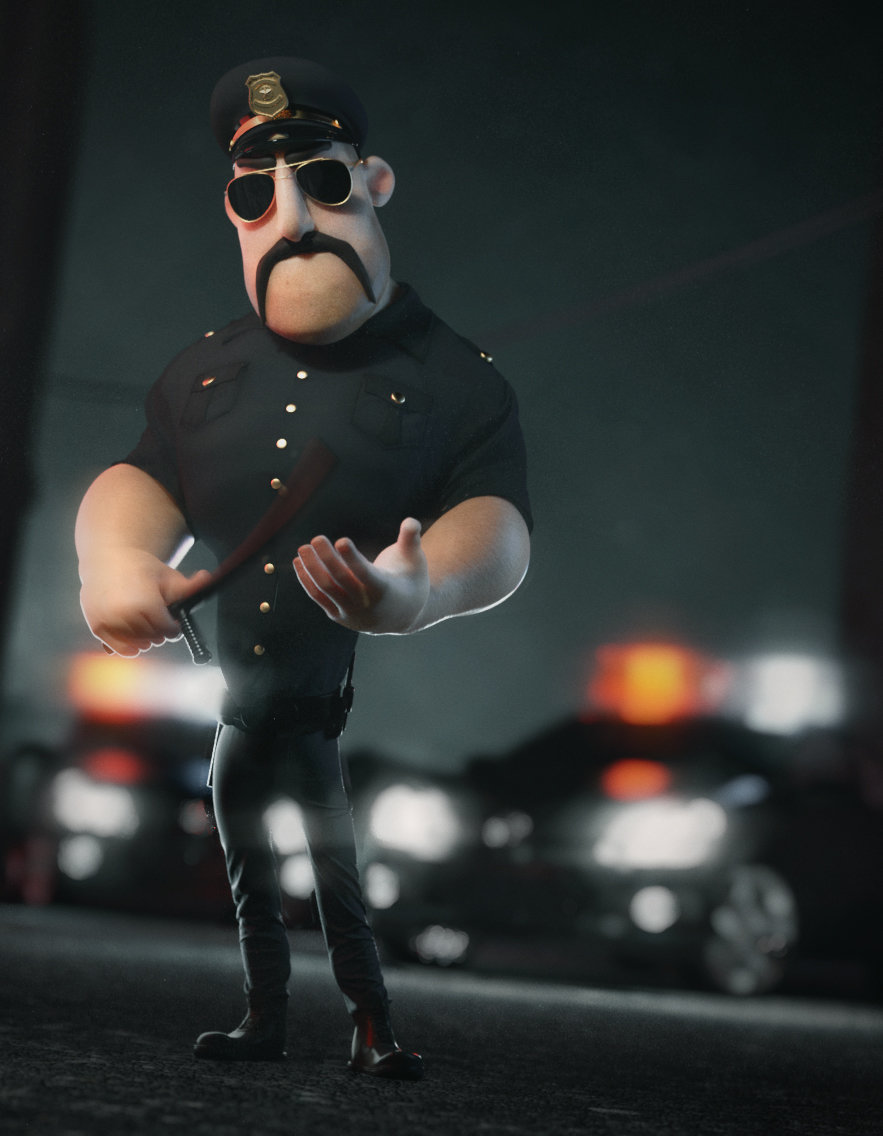 The Bad Cop
Model by: Rodrigo Paulicchi
