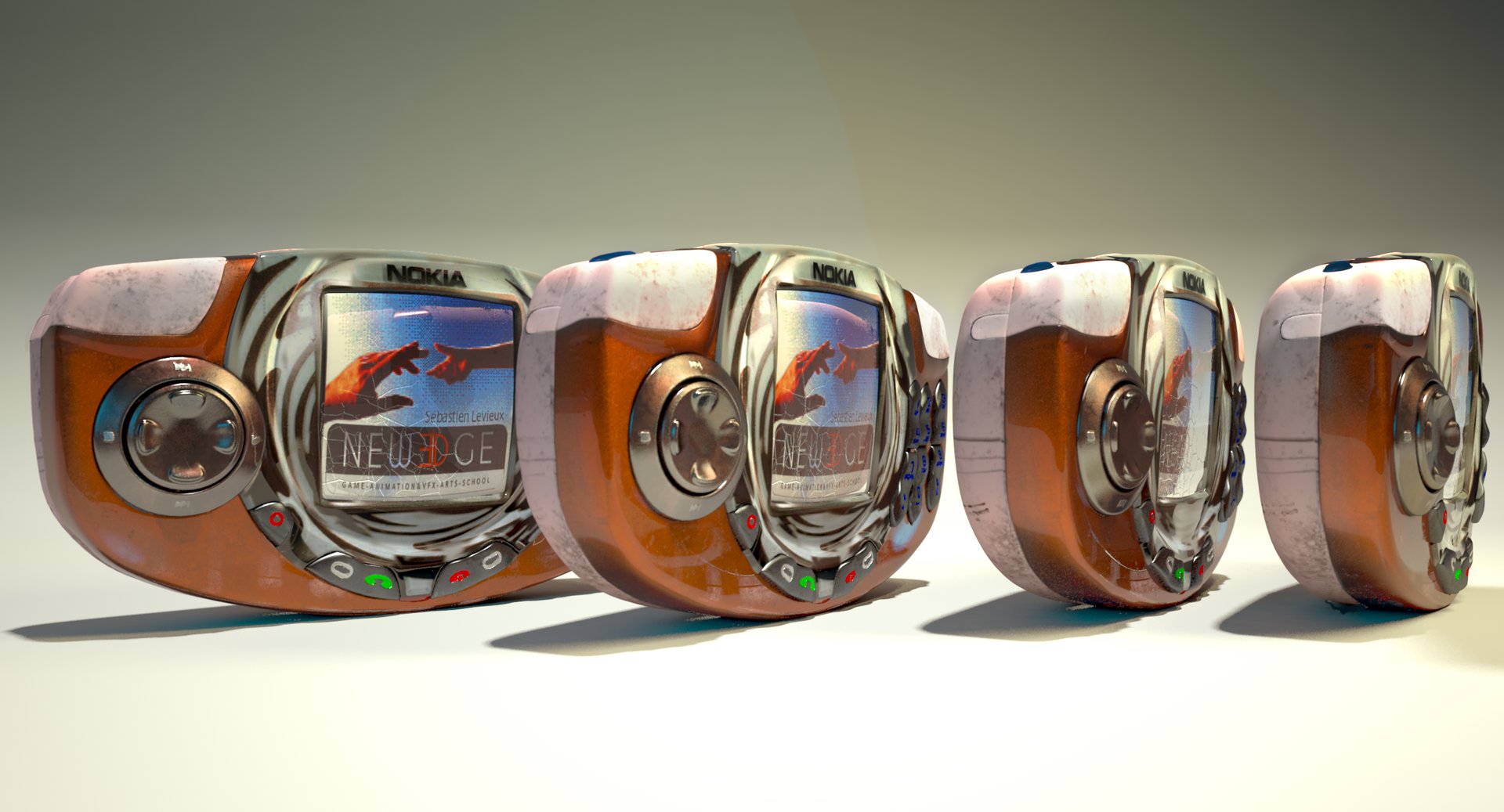 artstation nokia 3030 sebastien levieux