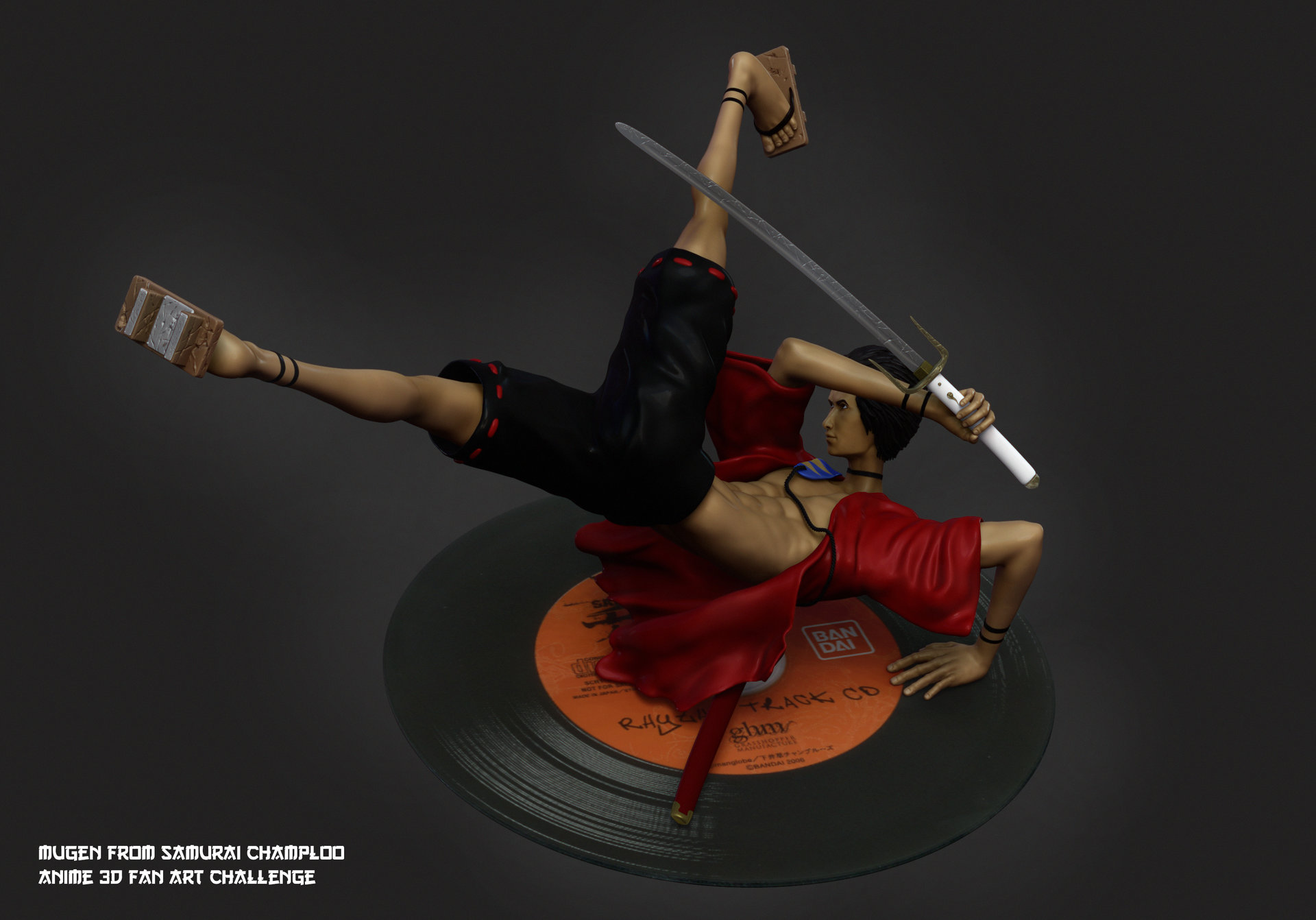Artstation Mugen Fro Samurai Champloo Ed Rib