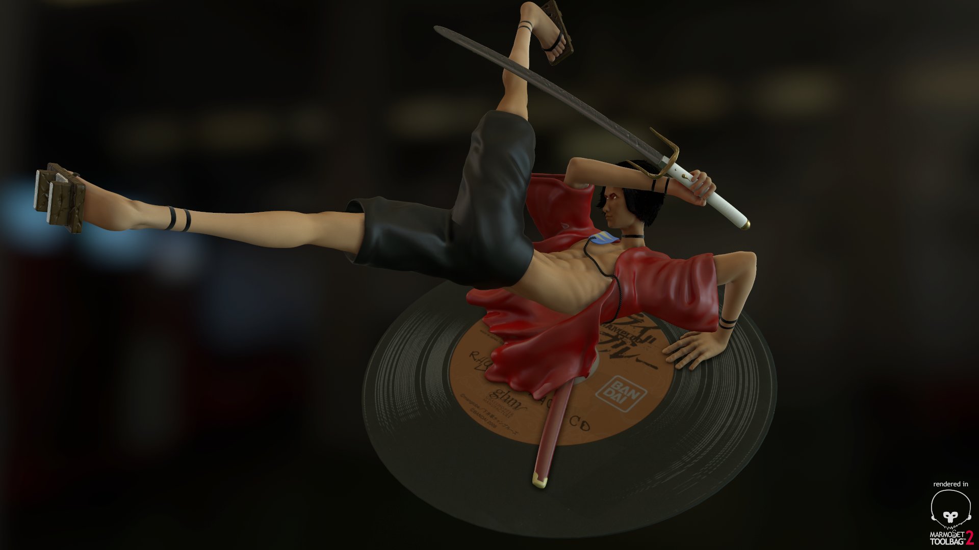 Artstation Mugen Fro Samurai Champloo Ed Rib