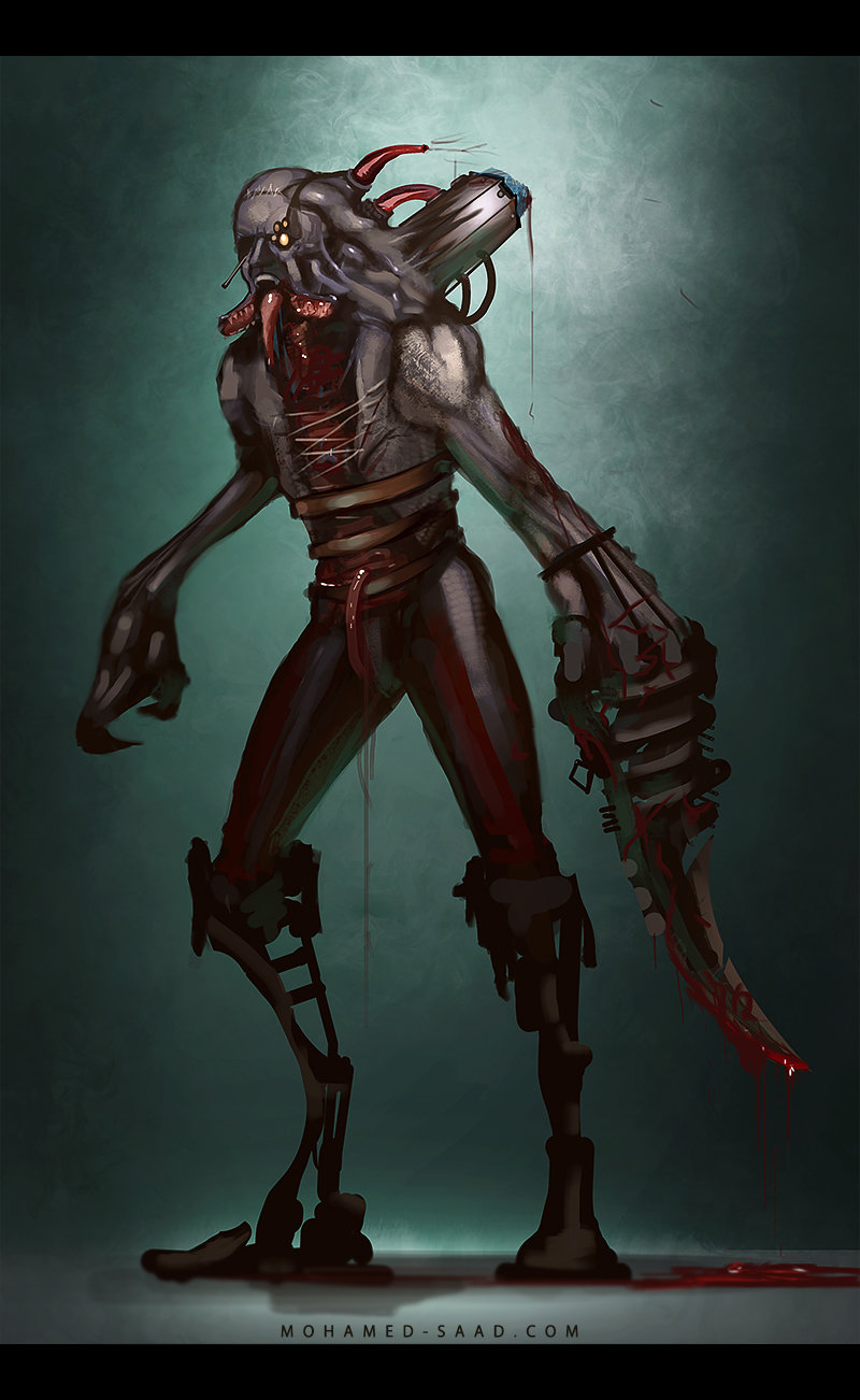 mohamed saad quick monster design commission