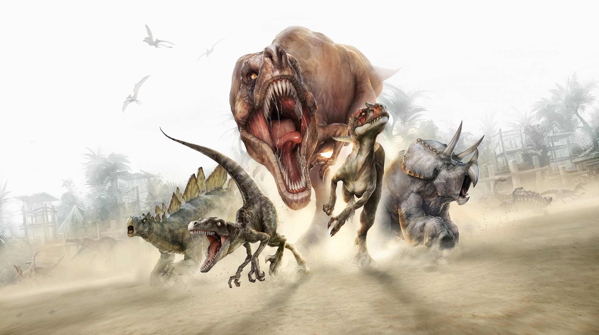 jurassic world fallen kingdom dinosaur stampede