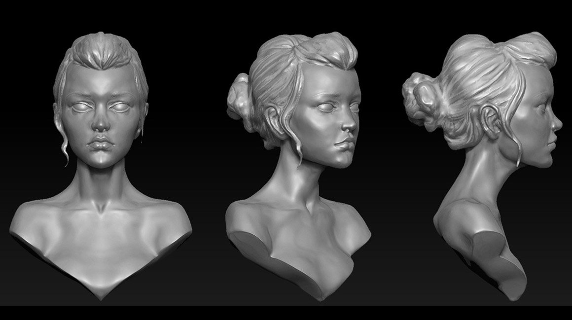 Сайт 3 д моделей. 3d моделирование. Женское лицо скульптура. 3d моделирование человека. Трехмерная компьютерная Графика.