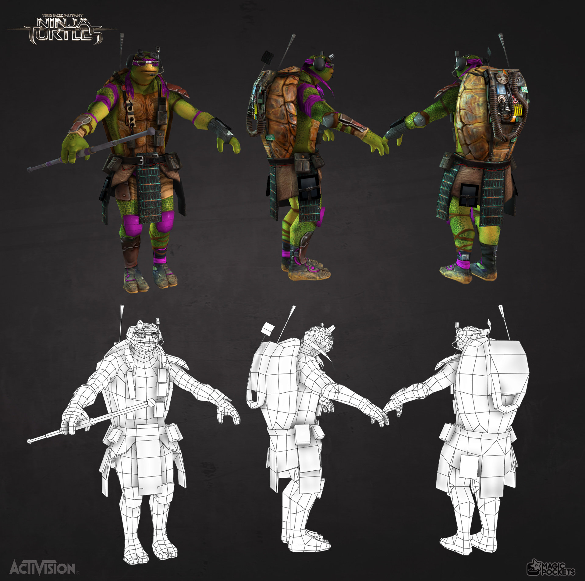 ninja turtles models