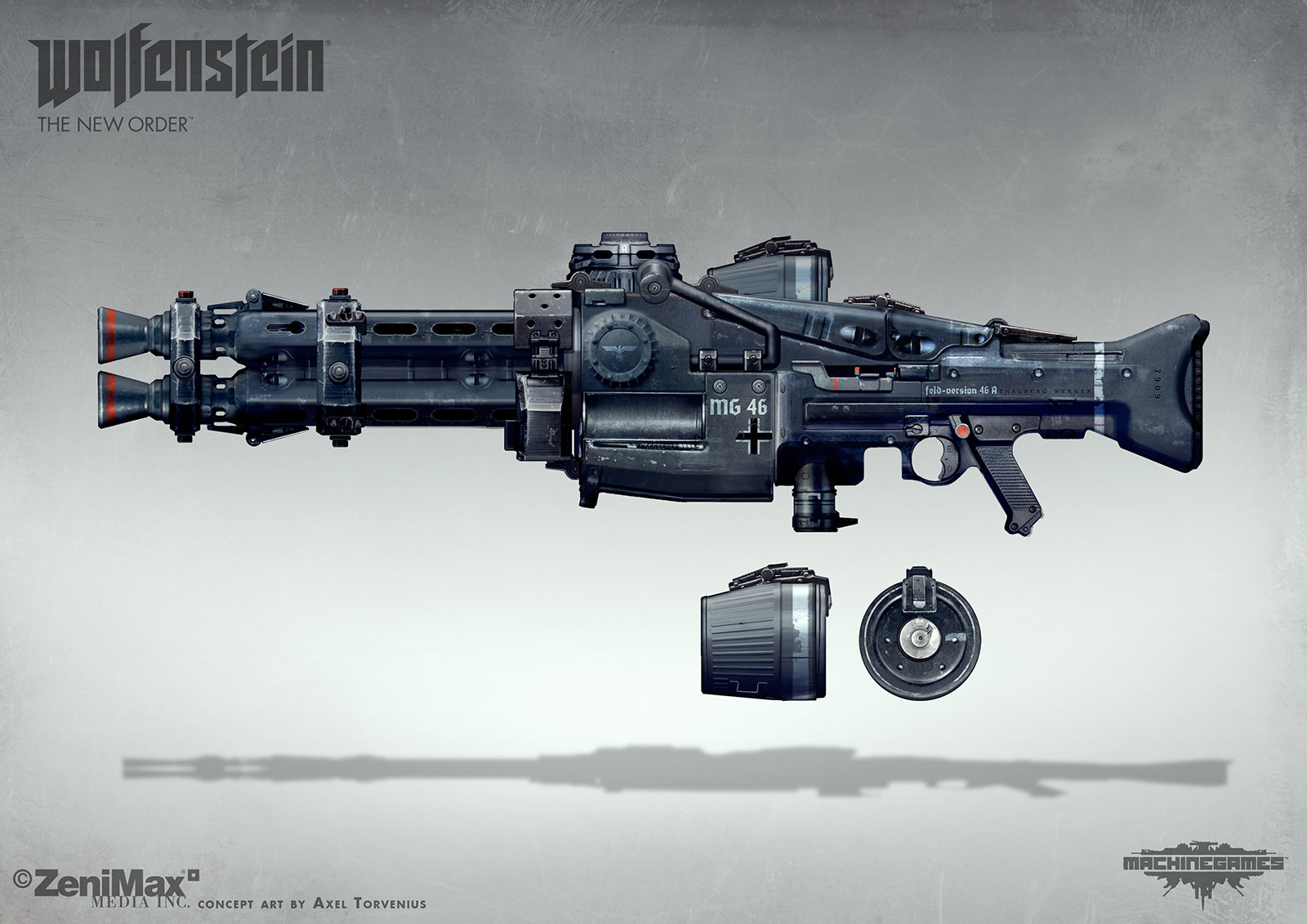 Эскизы и наброски wolfenstein the new order