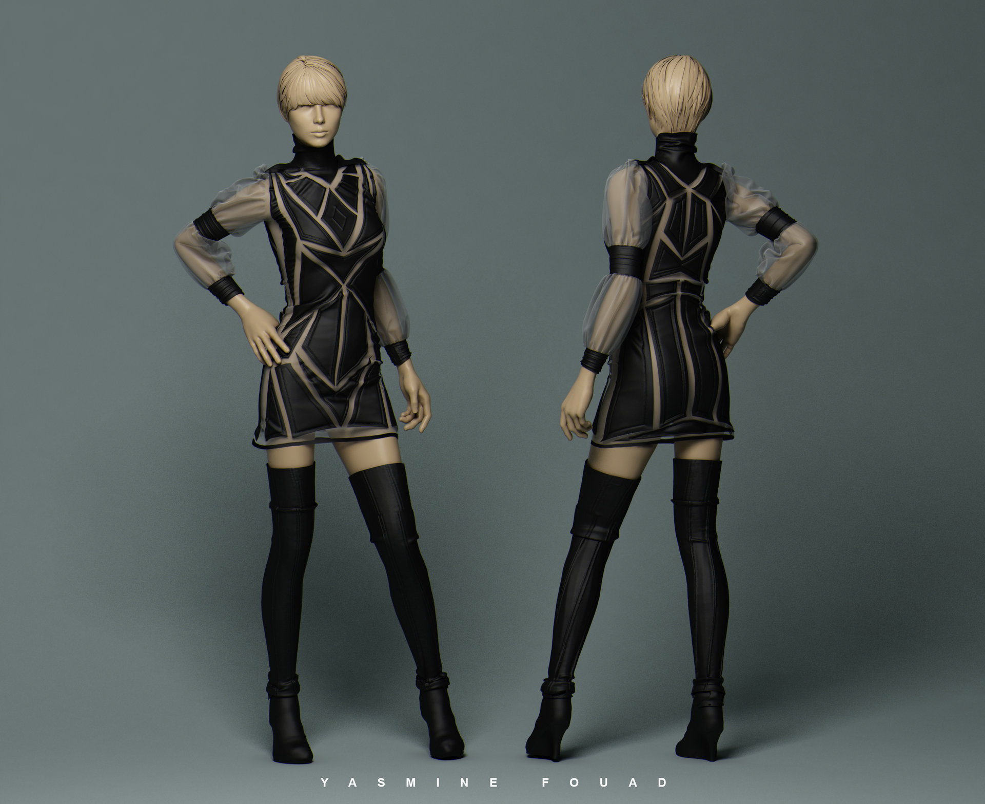 Раскройка одежды для Marvelous Designer