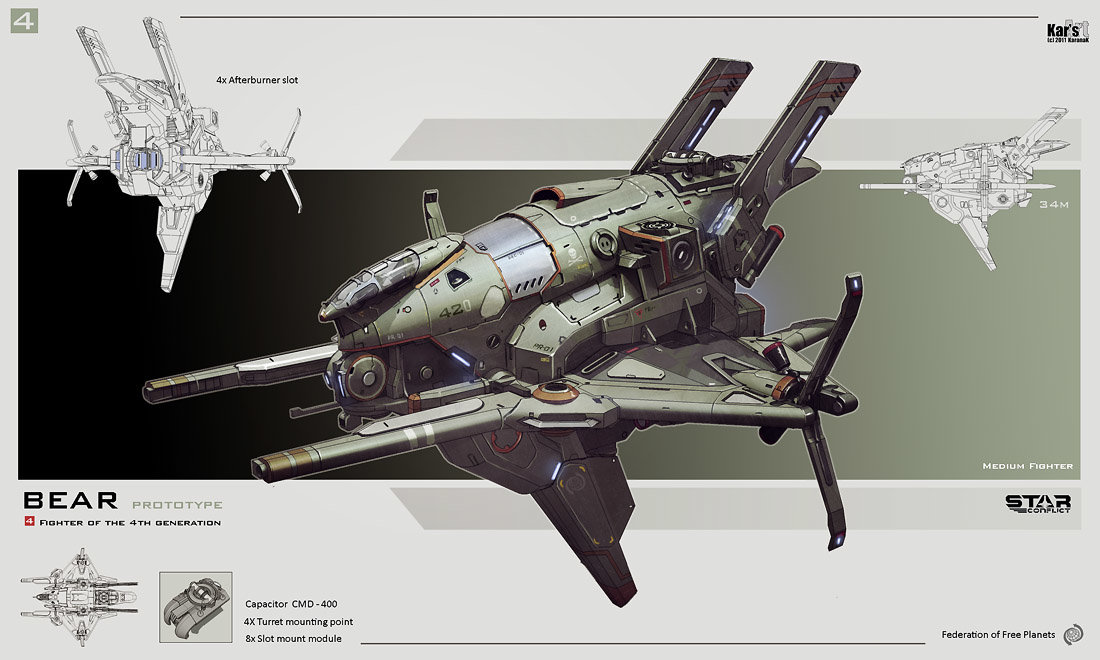 Artstation 18 Ships Star Conflict Alexey Pyatov