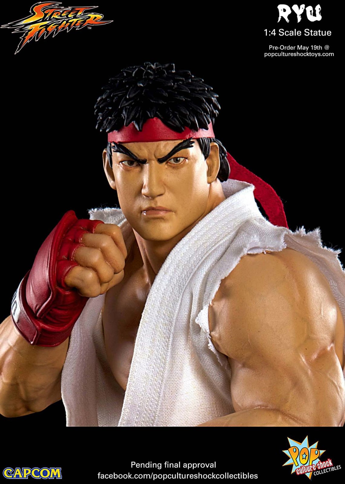 Ryu 1/4 Scale Statue for Pop Culture Shock Collectables