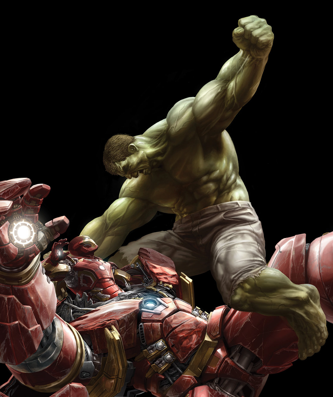hulk buster versus hulk