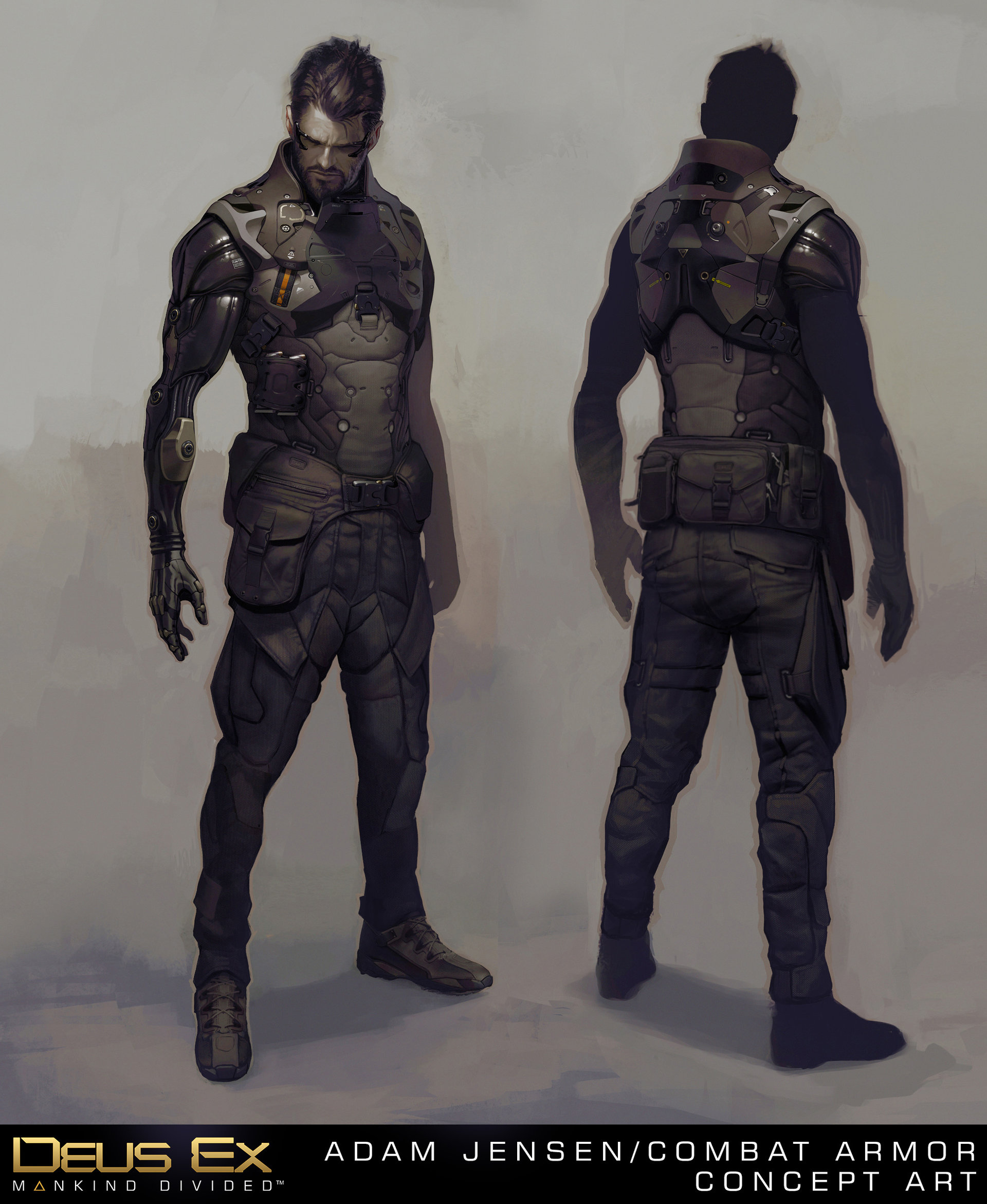 Artstation Adam Jensen S New Combat Armor Frederic Bennett