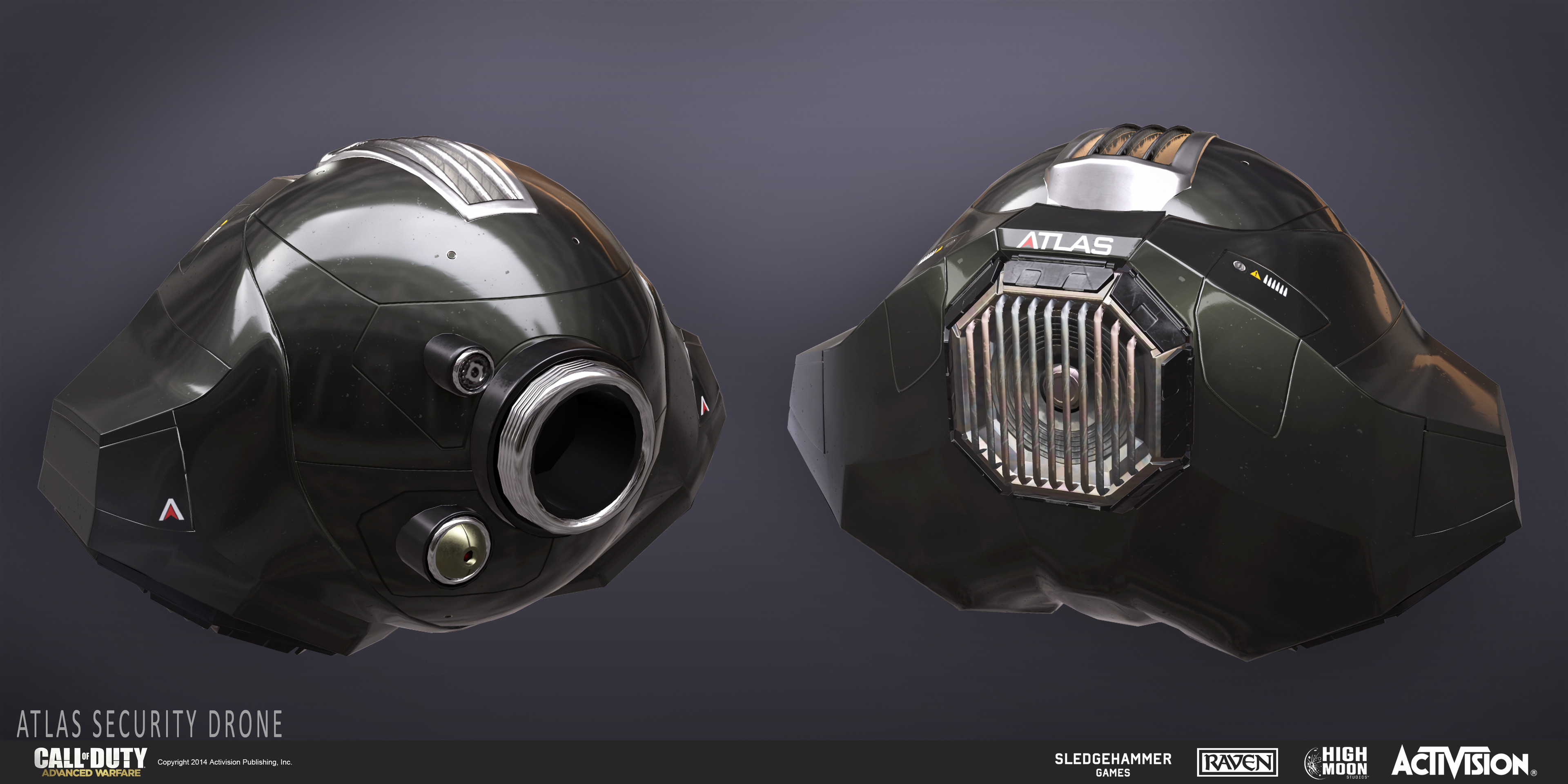 Artstation Call Of Duty Advanced Warfare Atlas Security Assault Drone Katie Sabin