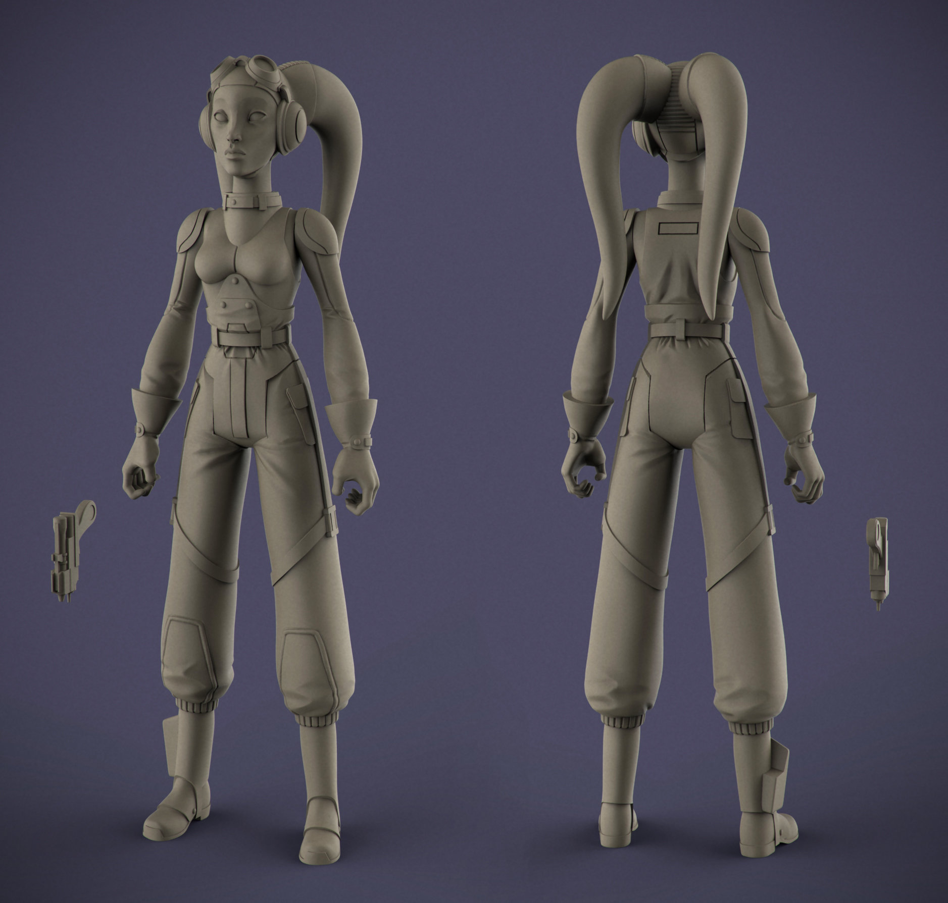 Artstation Star Wars Rebels Hera Dan Mitchell