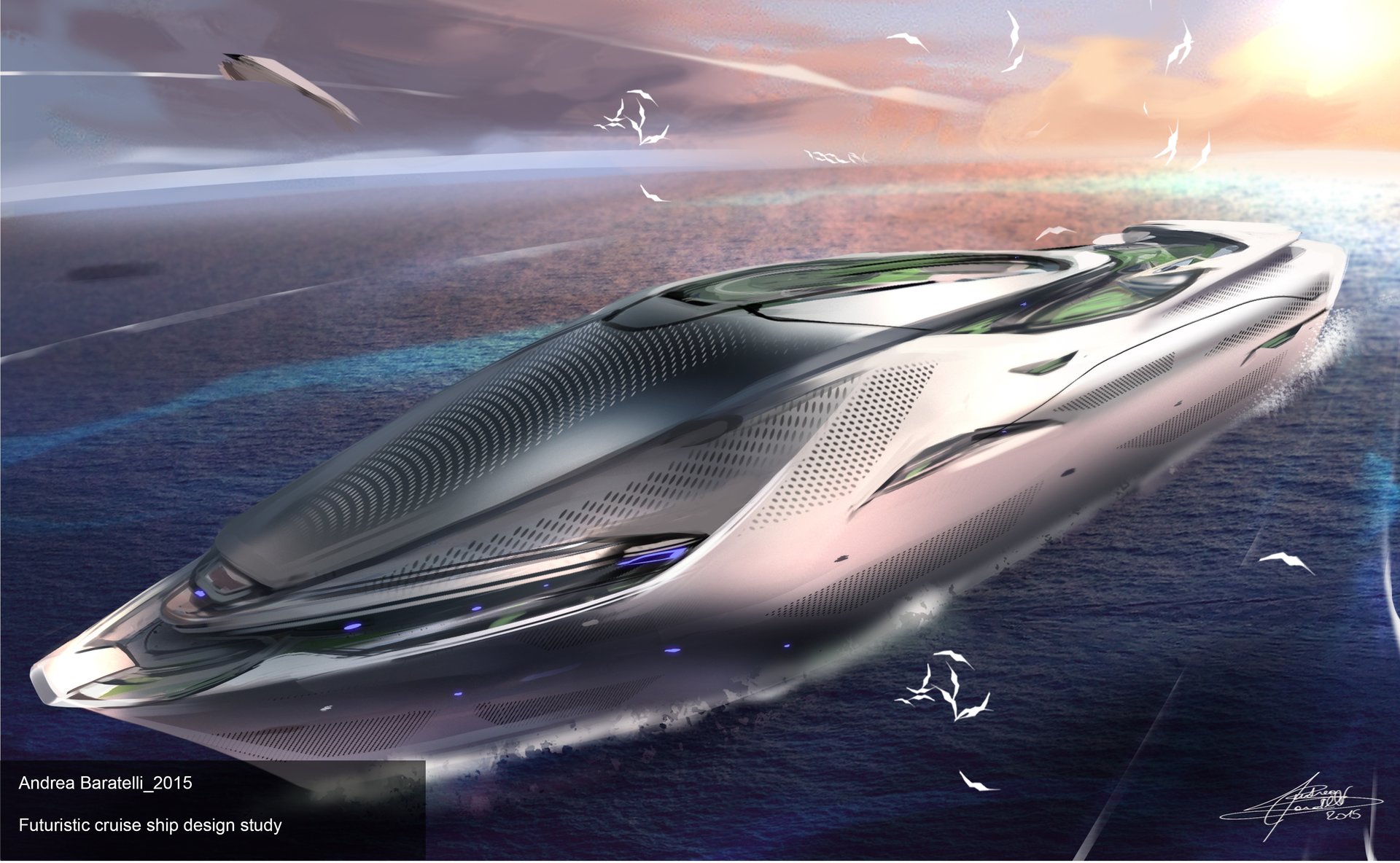 futuristic cruise ship design