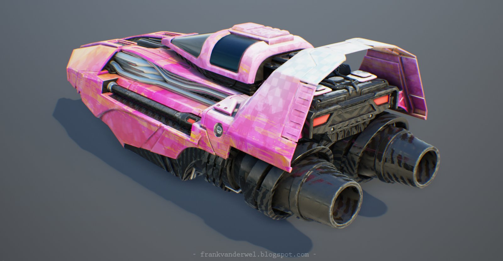Frank Vanderwel Sci fi Race Cars