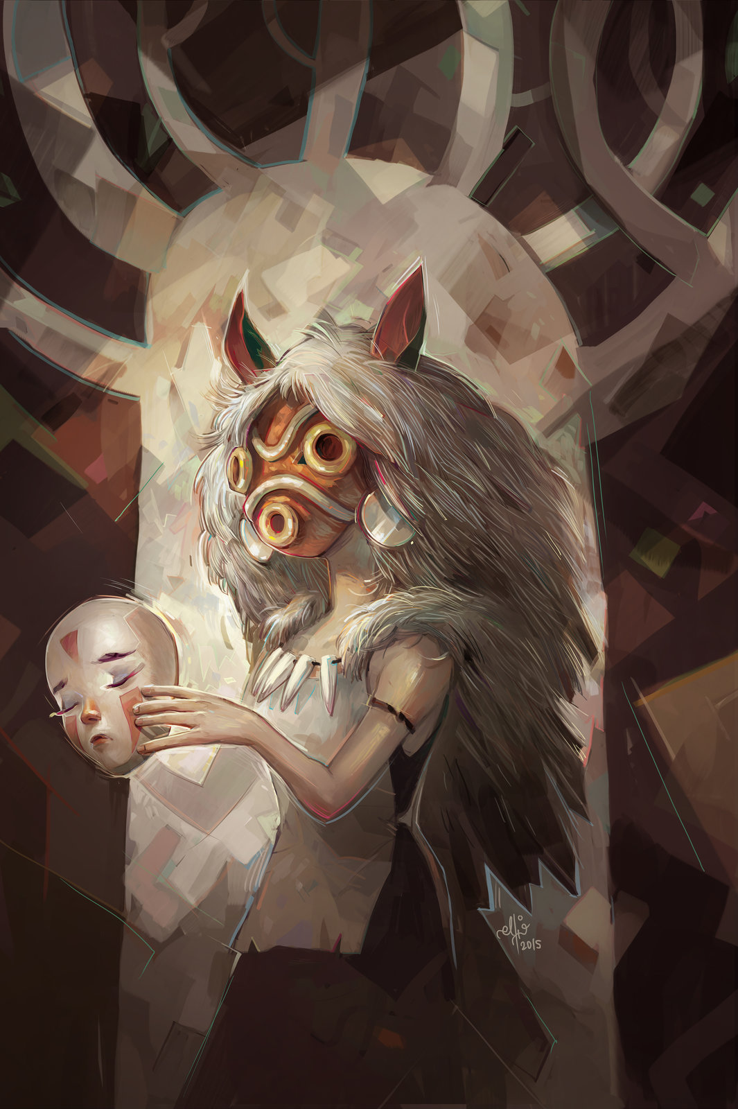 "I'm not afraid to die. I'd do anything to get you humans out of my forest! " -San