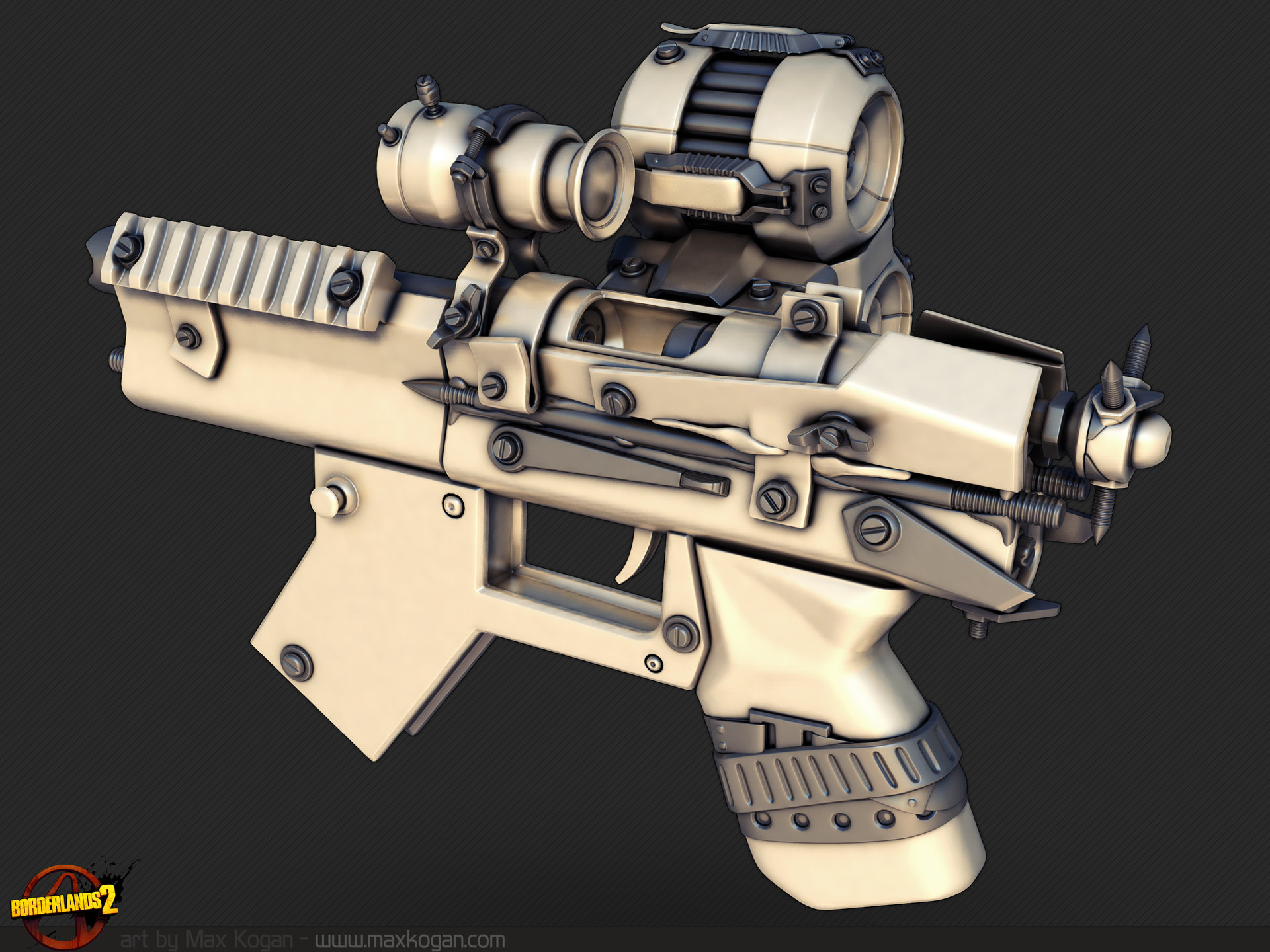 ArtStation - Borderlands 2 Weapon, Max Ko
