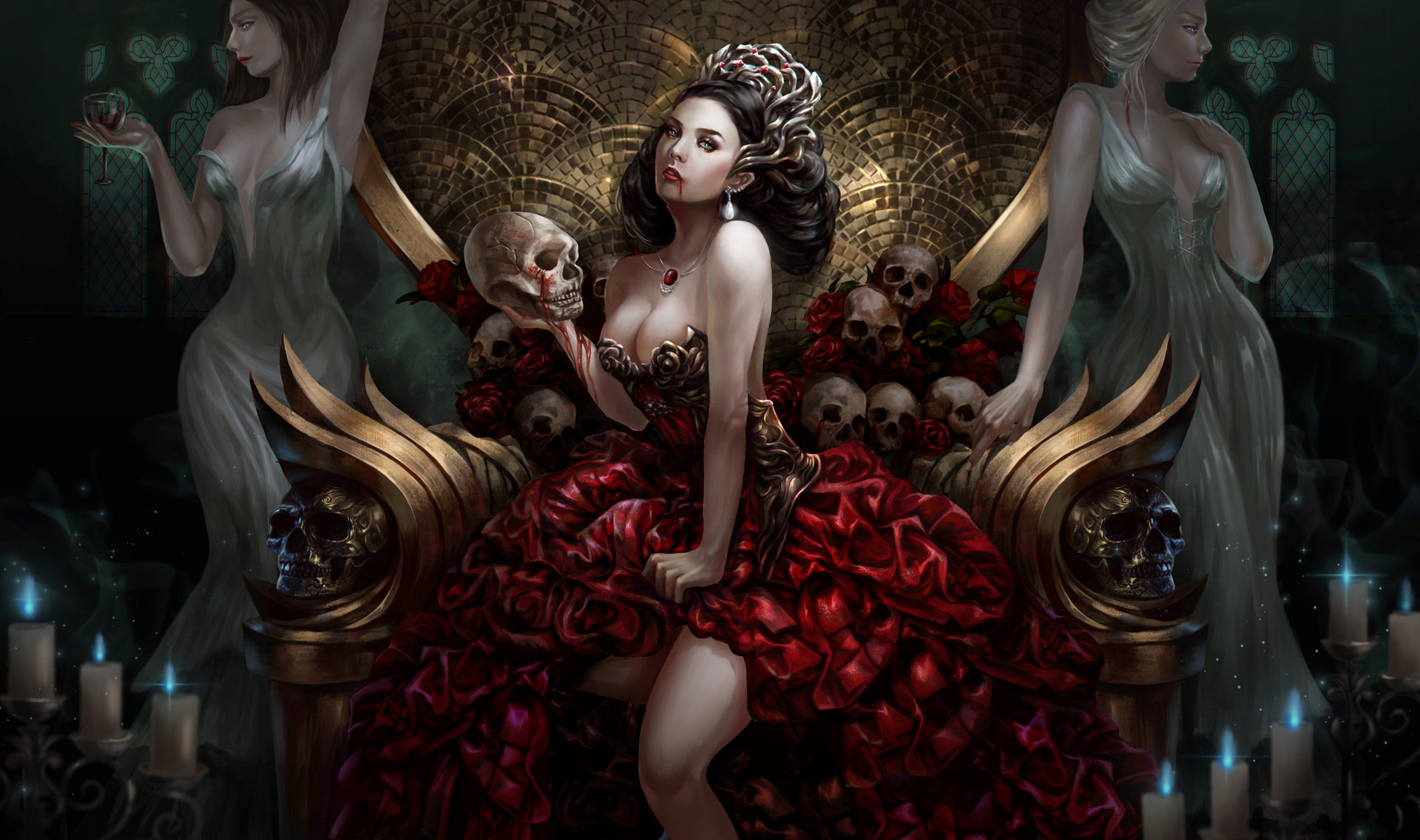Vampire Queen Artwork Creative Art