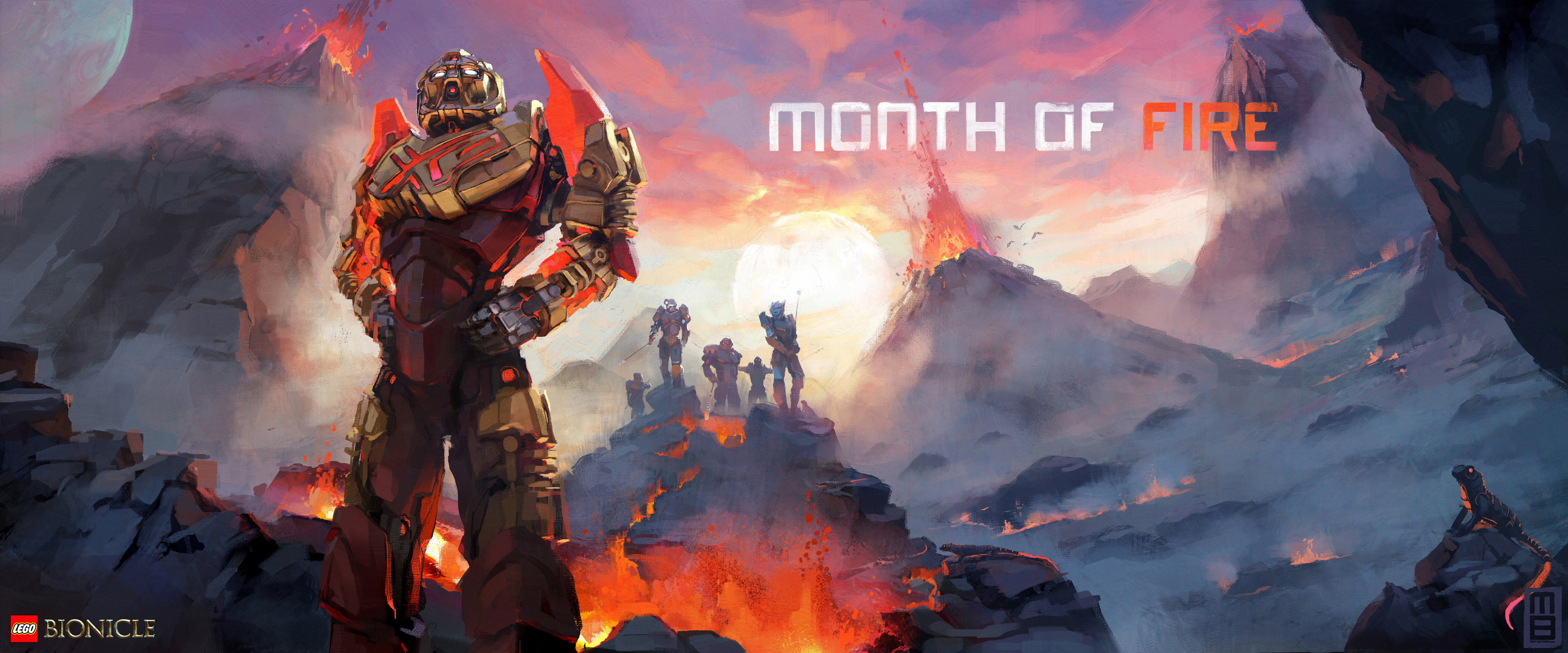 Fire bionicle on sale