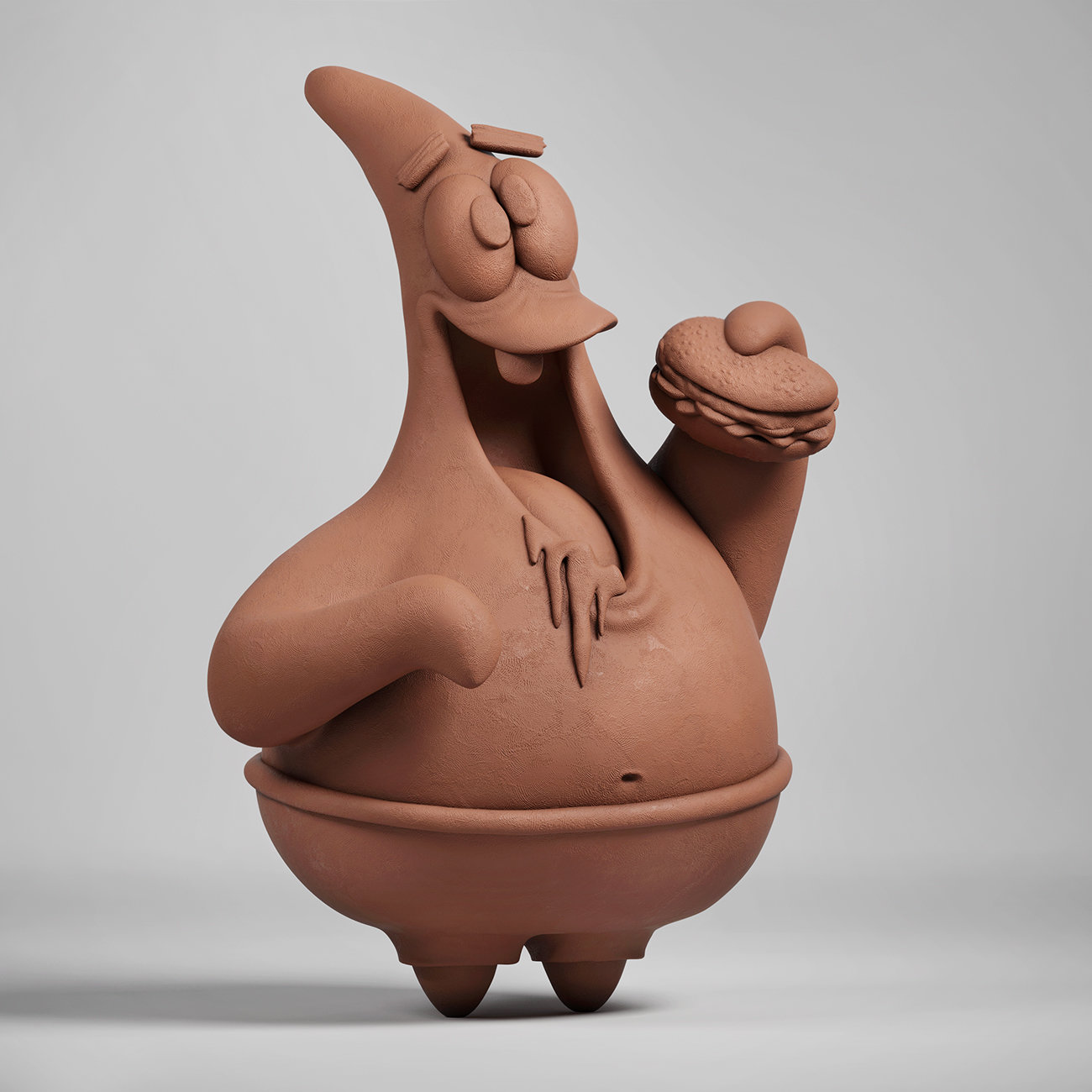 Фигурки из глины рисунок