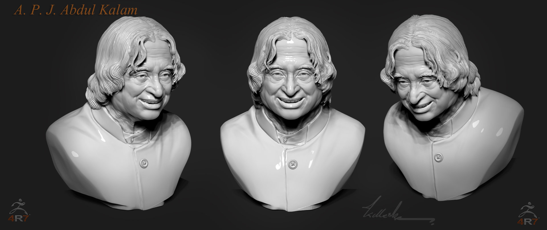 Abdul kalam Artwork Cg art