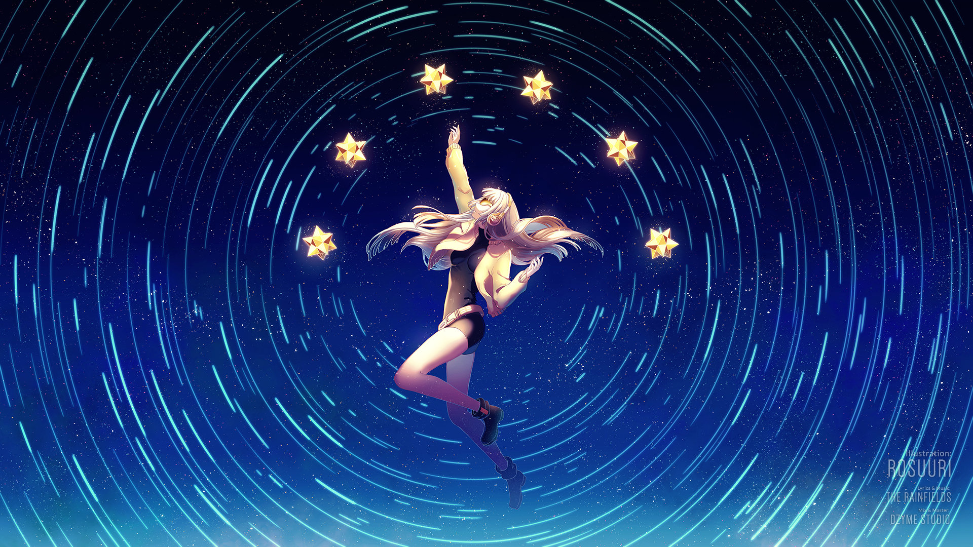 Песня летающего танца. Девушка звезда. Девушка на фоне звездного неба. Летающие звезды. Девушка космос арт.