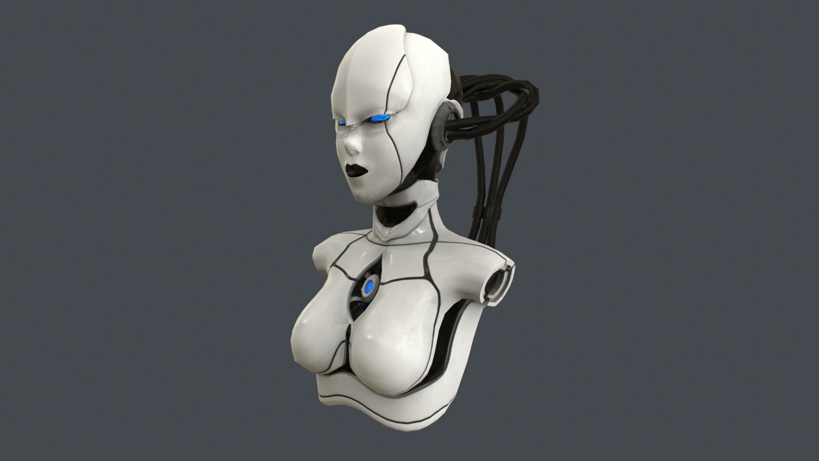 Киберпанк арт. Девушка робот. Робот человек. Киборг биоробот 3д модель. Красивый робот.